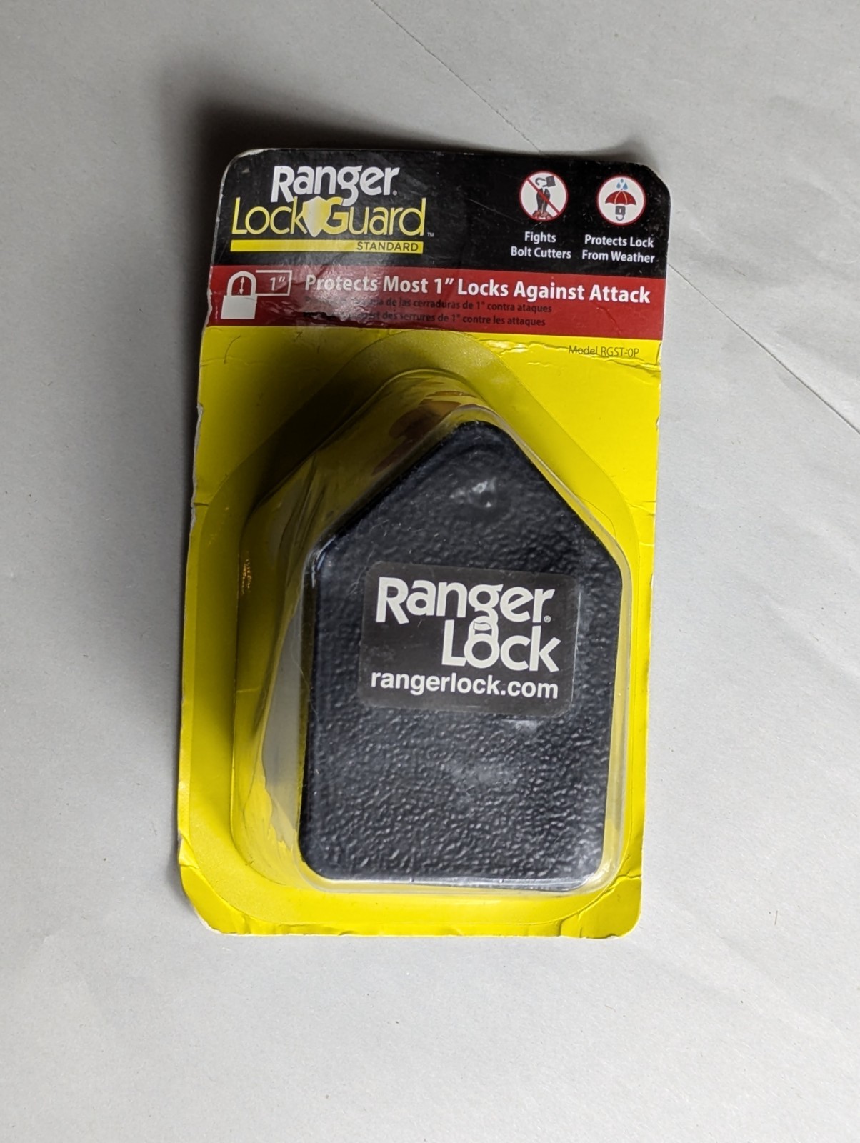 Ranger Lock Guard Protection for 1" Locks Protects Against Bolt Cutters/Weather
