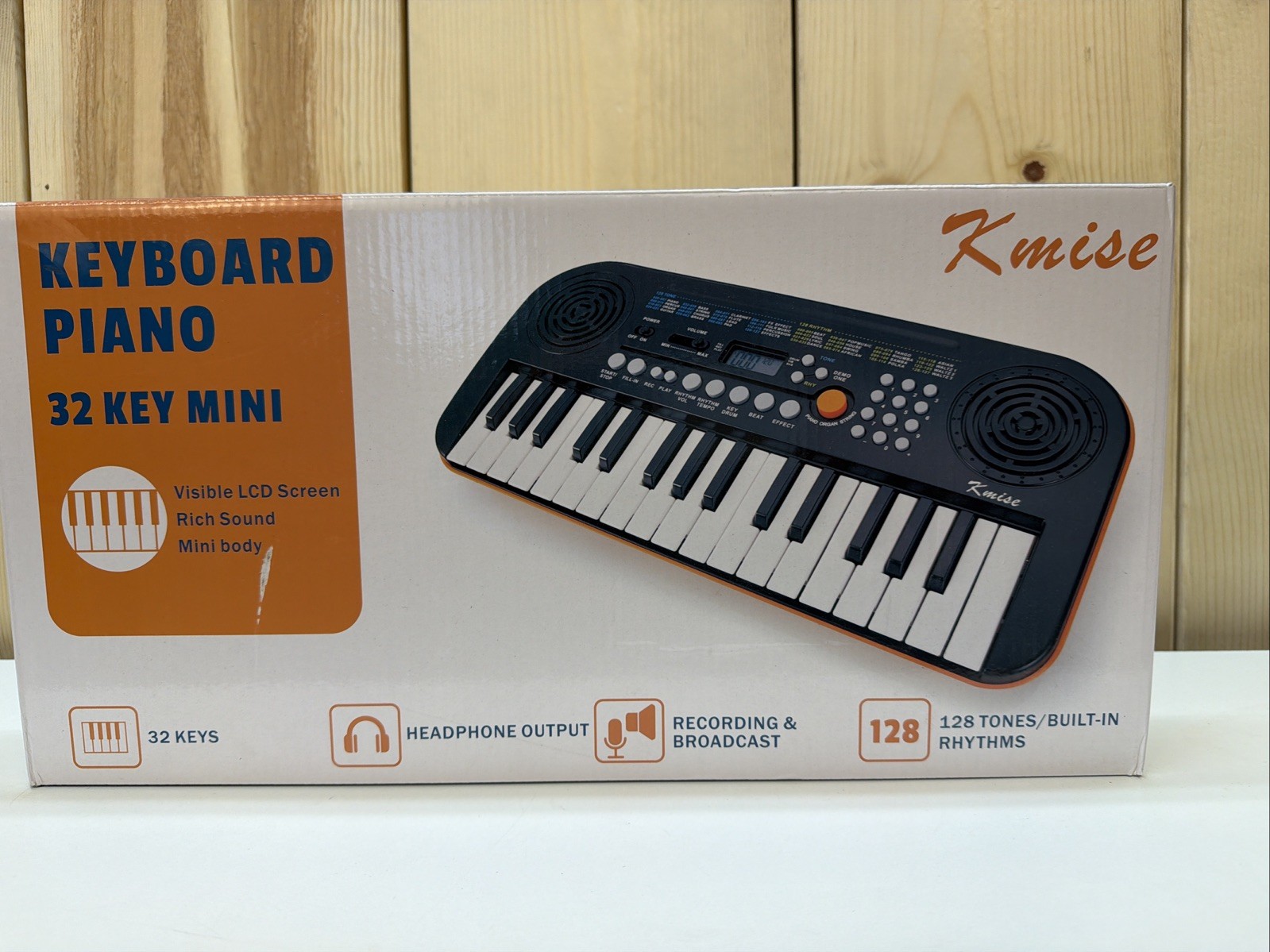 🎹 Kmise 32-Key Electronic Keyboard Piano w/ AC Adapter | Used Display | Tested