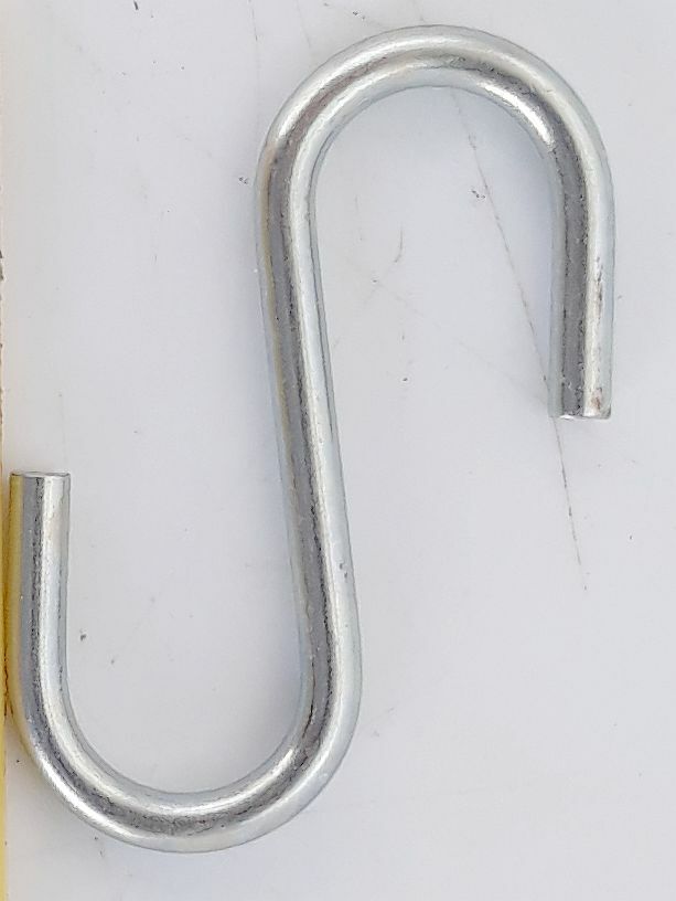 McMaster S Hook 9381T22 Zinc Plated 1" x 3/4" x 1/16"  25 Count
