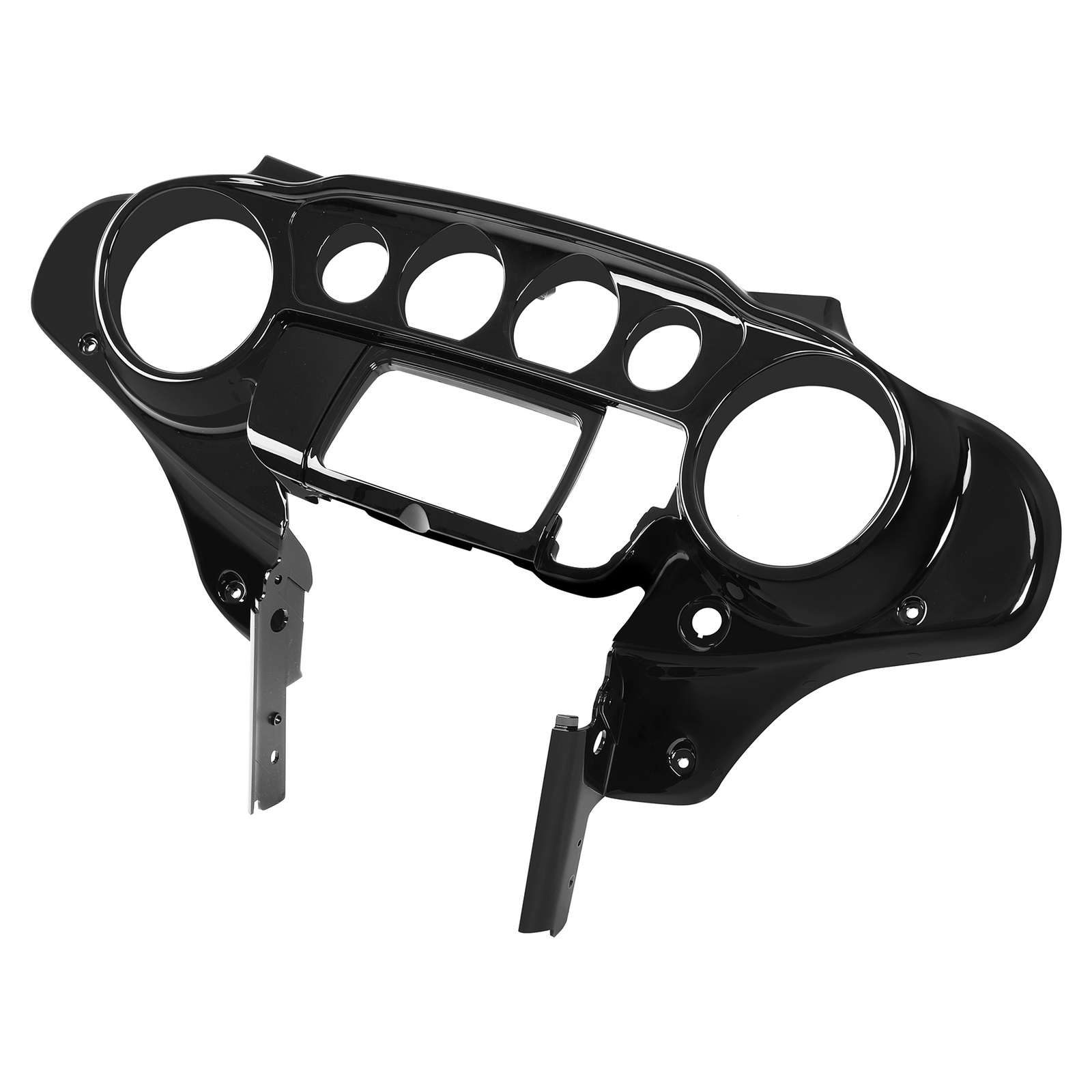 Vivid Black Batwing Inner Fairing Fit For Harley Touring Street Glide 2014-2023
