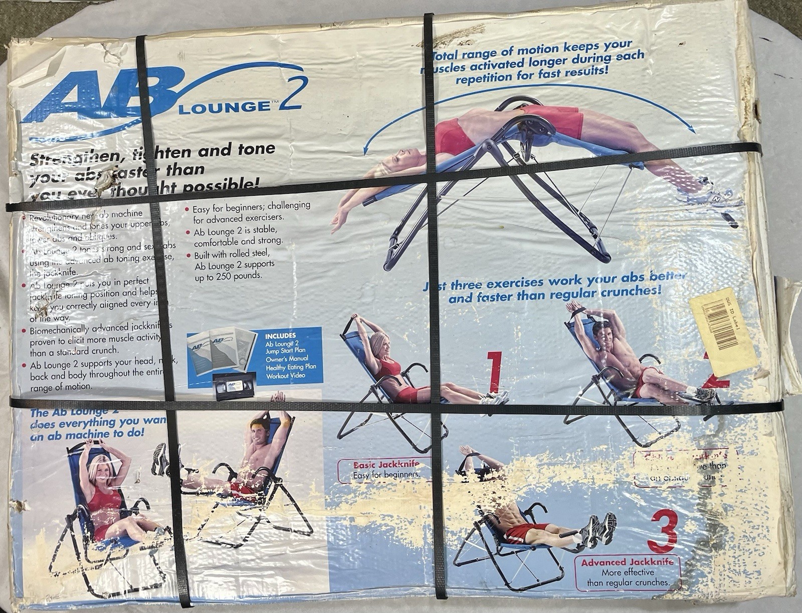 Ab Lounge 2 Fitness Quest Inc. NOS NIB