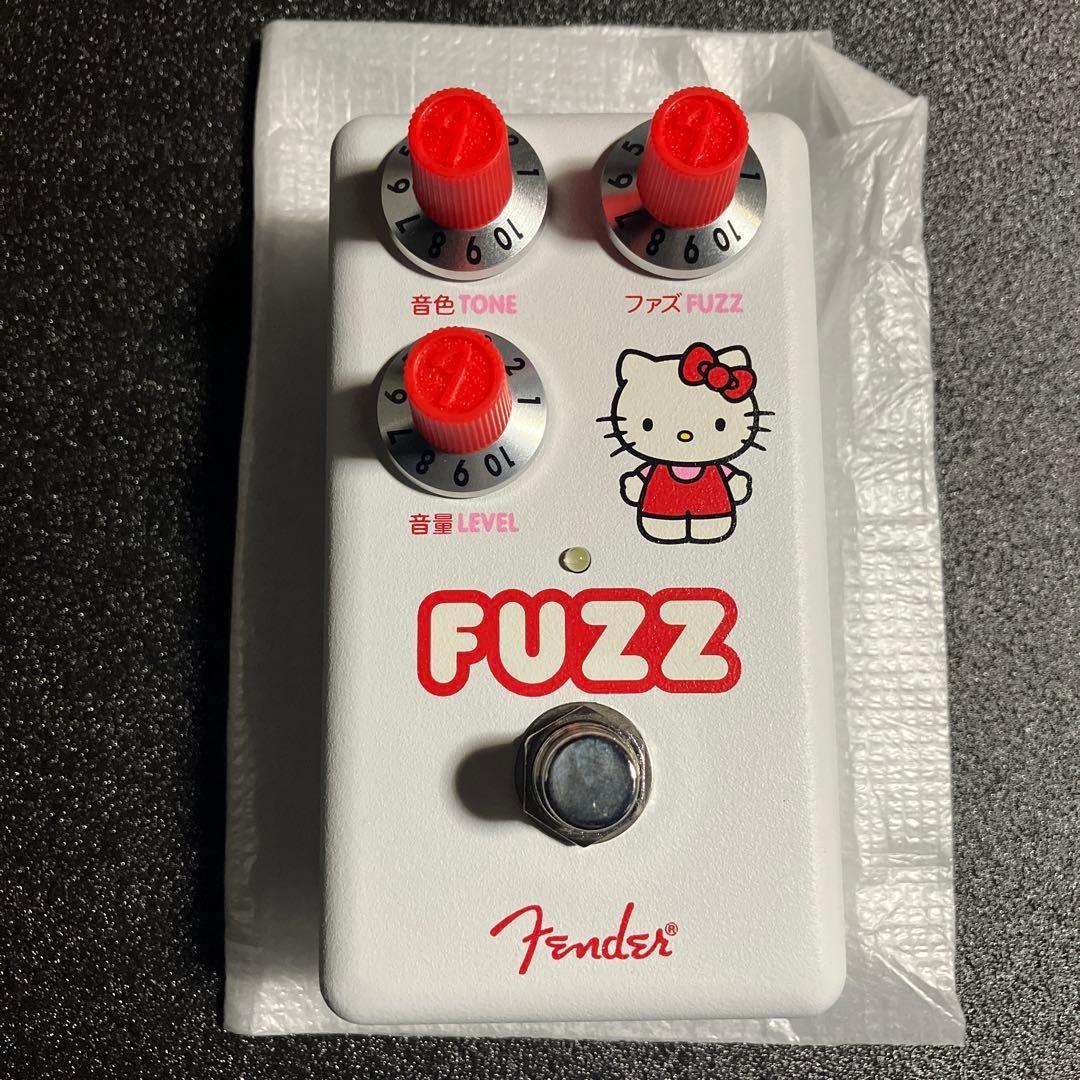 Fender x Hello Kitty Fuzz Guitar Effect Pedal White Limited Edition Compact FX