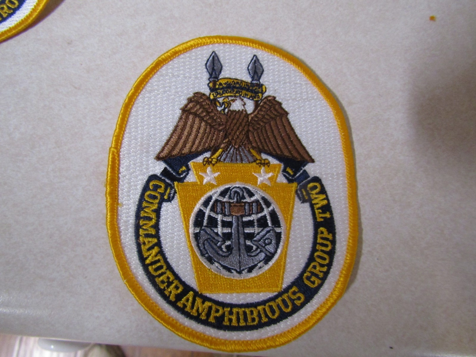 MILITARY PATCH COMMANDER AMPHIBIOUS GROUP 2