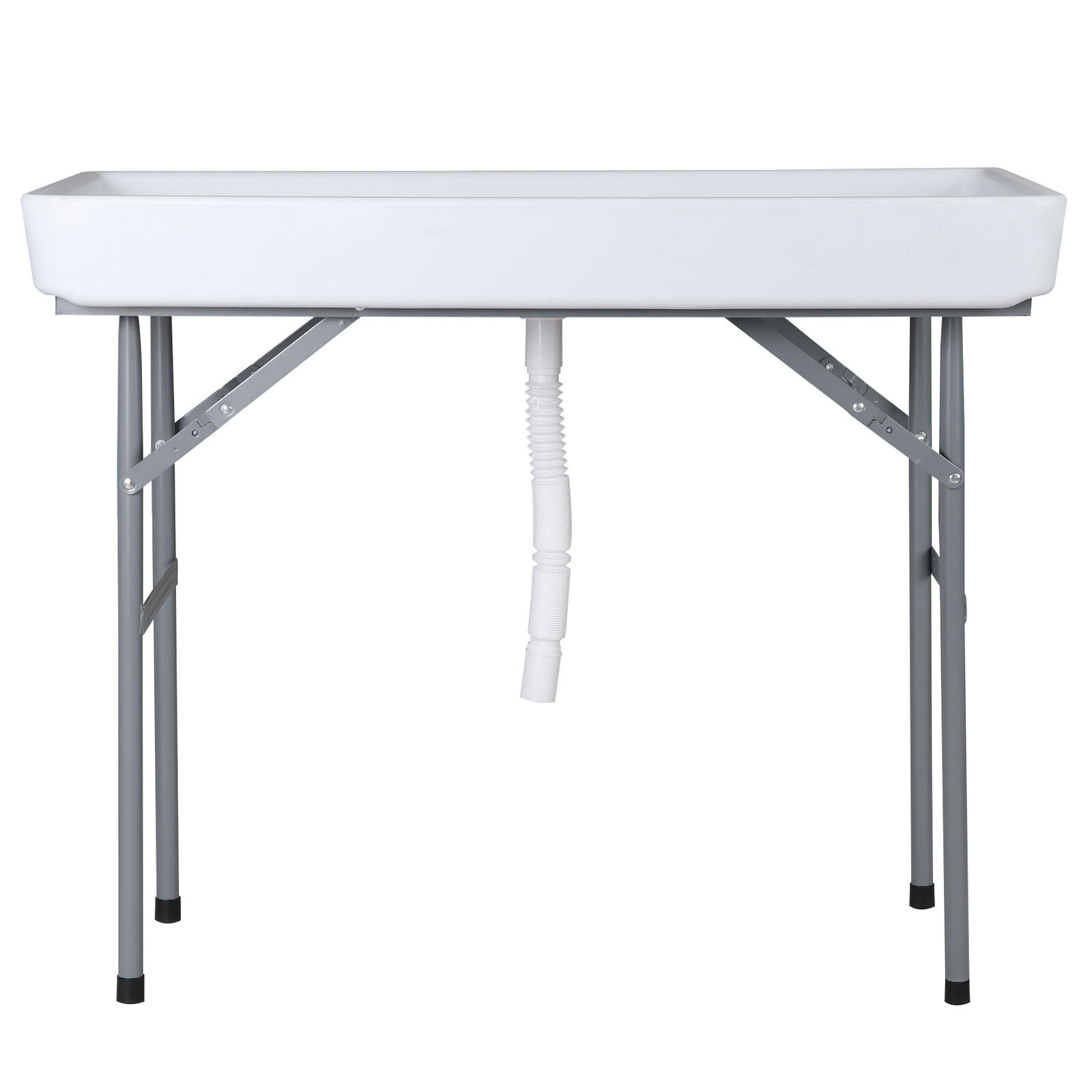 Party Ice Table W/ Cooler Matching Skirt For Elegant Refreshment Display HDPE