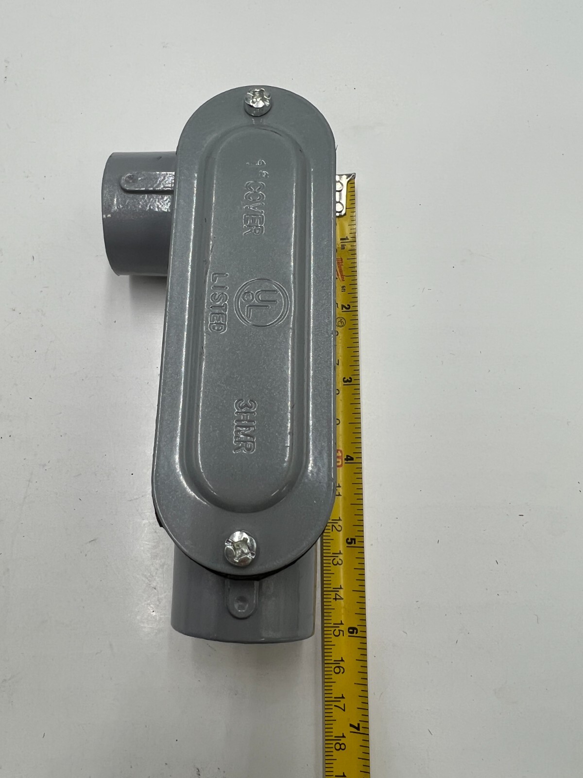 Conduit Outlet Box with 1" Cover 3HMR Gray