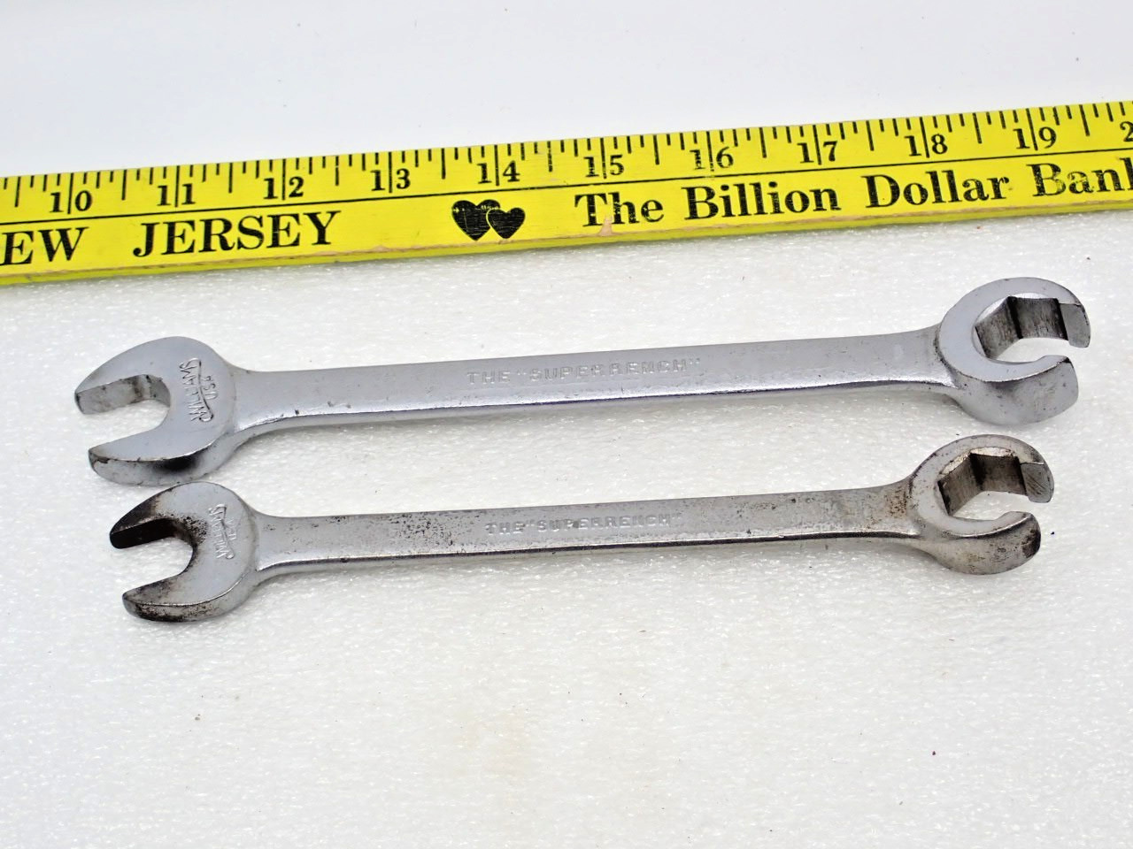 Vng Set of 2  Williams The supperrench Open End and Flare nut 11/16" & 5/8" USA
