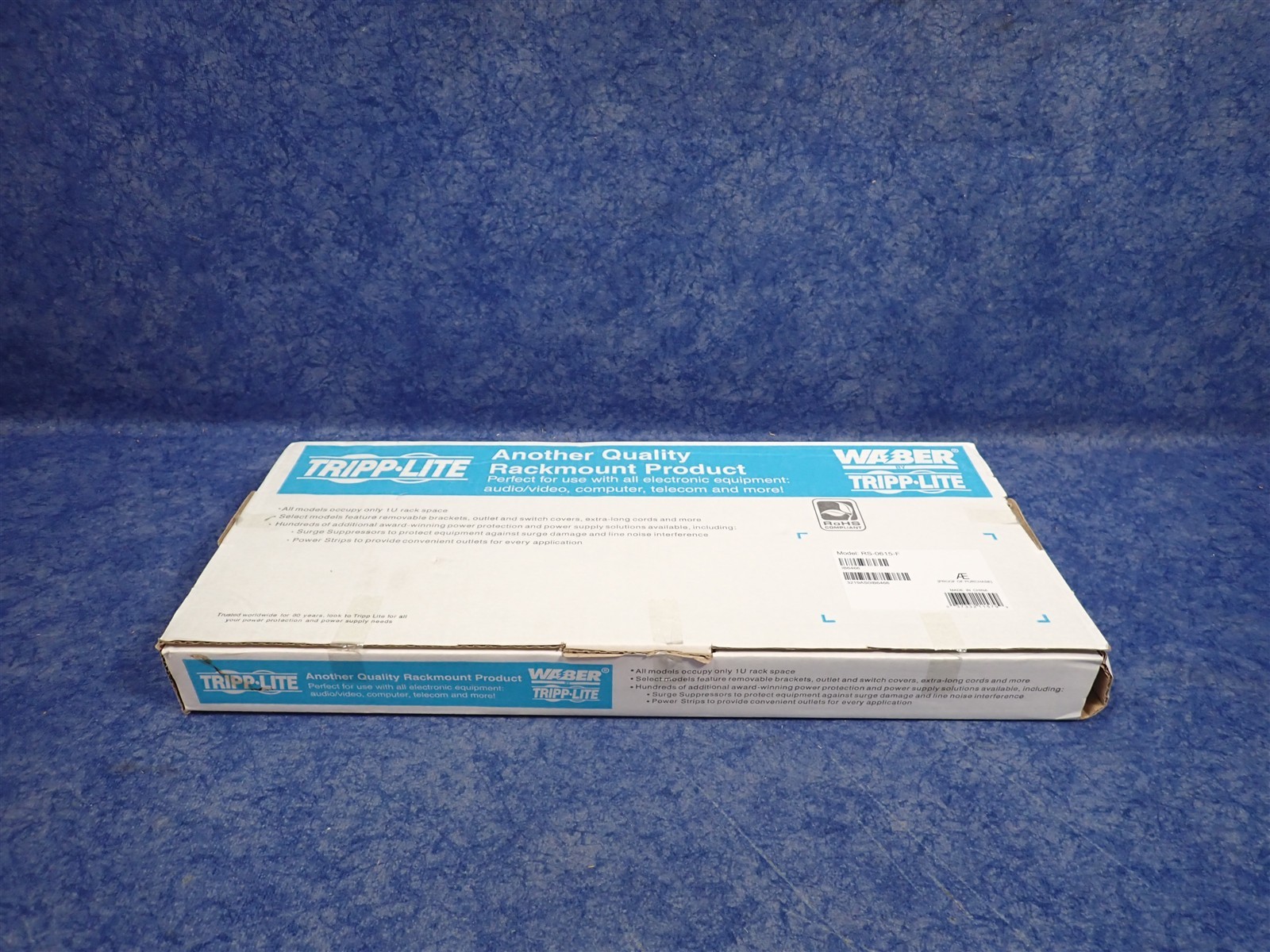 Tripp Lite RS-0615-F 1U Rack-Mount Network Server Power Strip 120V 15A 6-Out I16