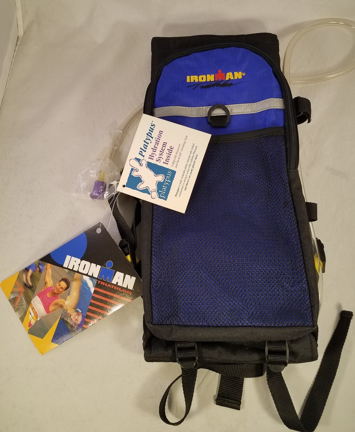 IRONMAN TRIATHLON RAINBOW FALLS HYDRATION PACK BACKPACK  PLATYPUS NEW WITH TAGS