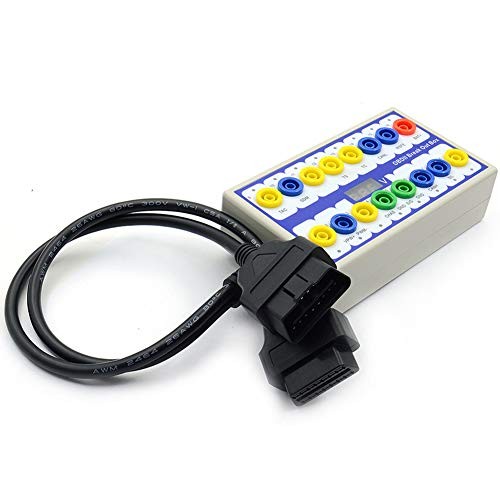 OBD 2 Breakout Box - OBD 2 Protocol Detector Tester Auto Car Tools white