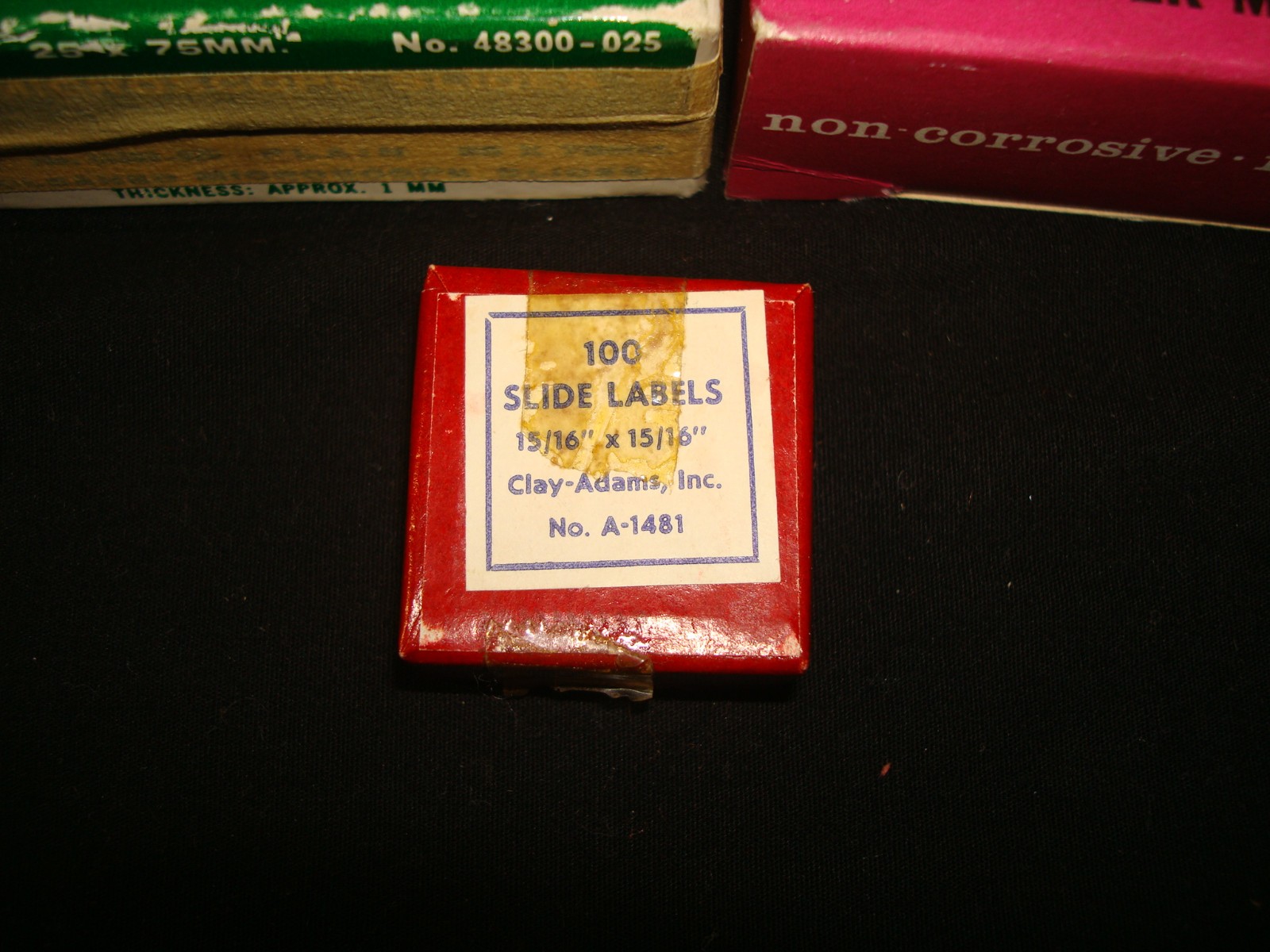 MIcroscope Pre-cleaned Slides and Label Lot