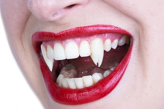 Scarecrow Viper Split Deluxe Custom 18mm Fangs – Realistic Vampire Costume Teeth