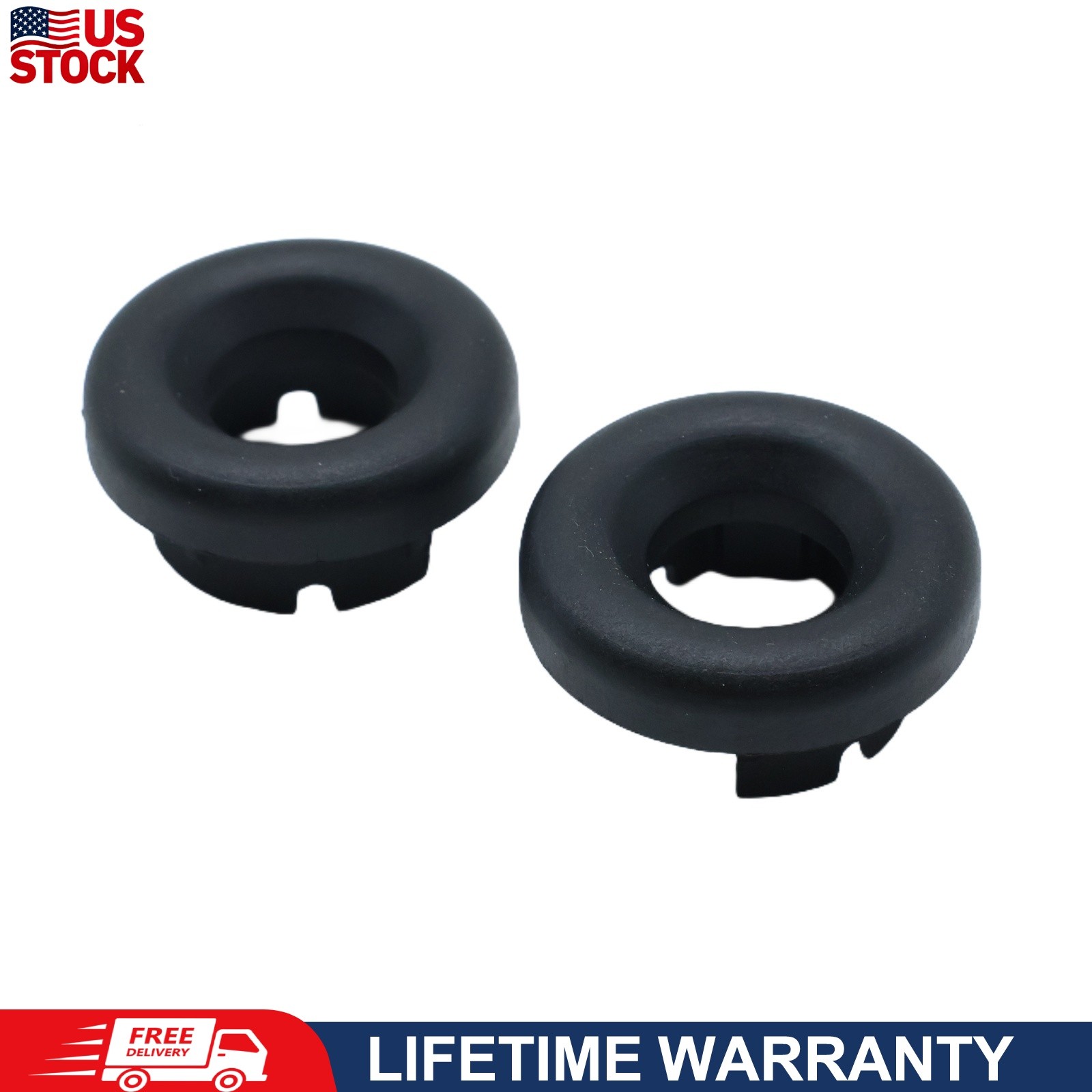 2Pcs Automatic Column Shifter Overdrive Button Cap For Ford F150 F250 F350