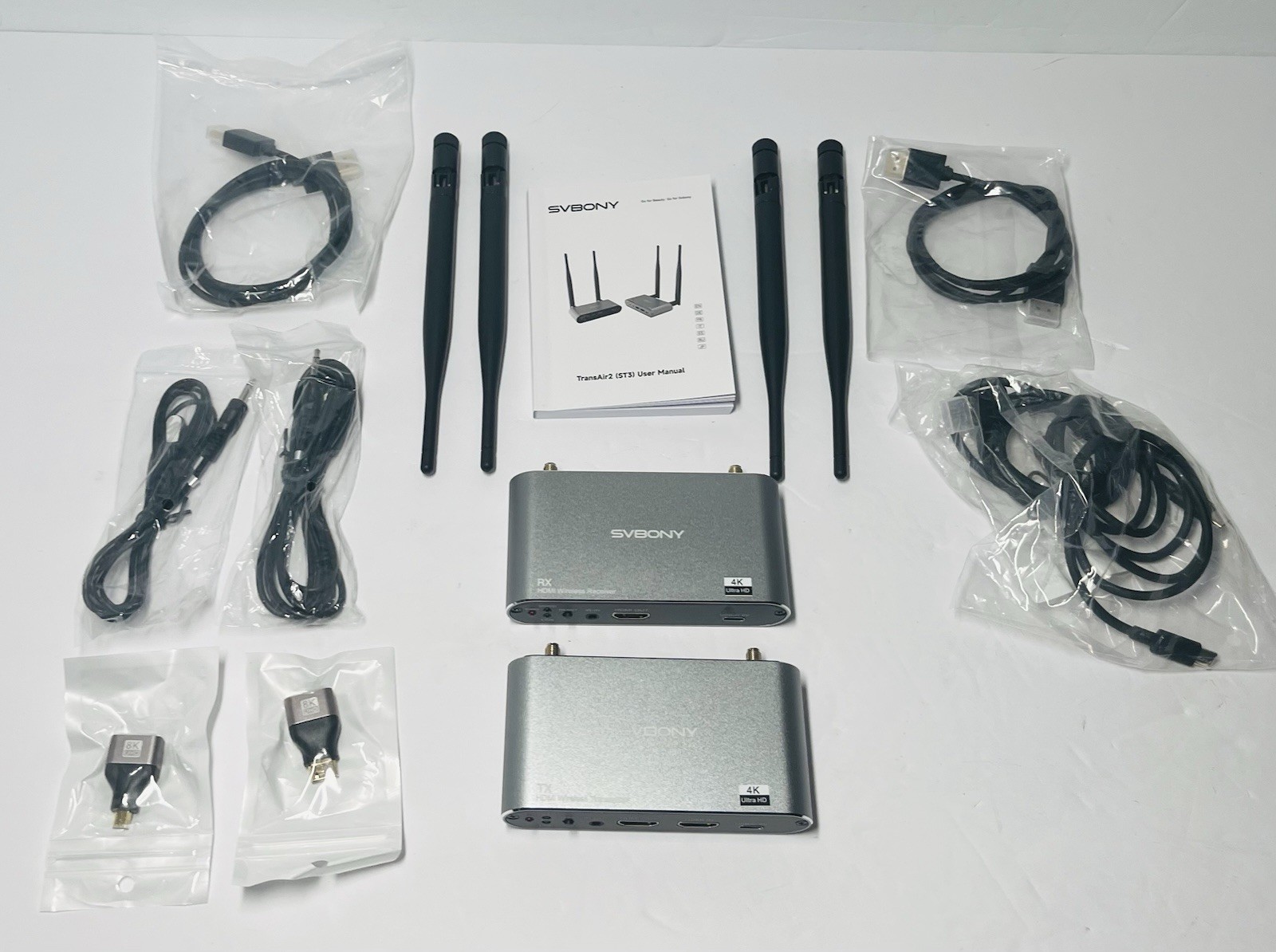 SVBONY ST3 4K Wireless Video Transmission System 0.06s 1000ft with HDMI Loop-Out