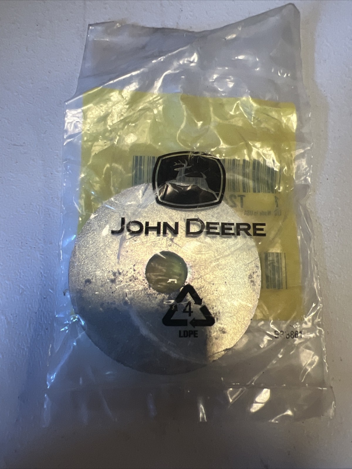 John Deere T240189 Round Hole Washer