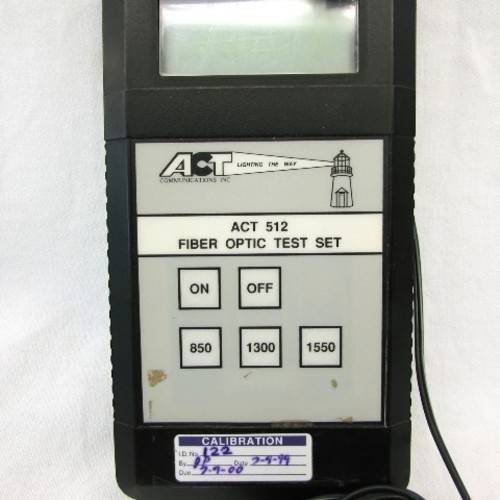 NEW ACT 512 Fiber Optic Test Set Equipment Controller 9VDC