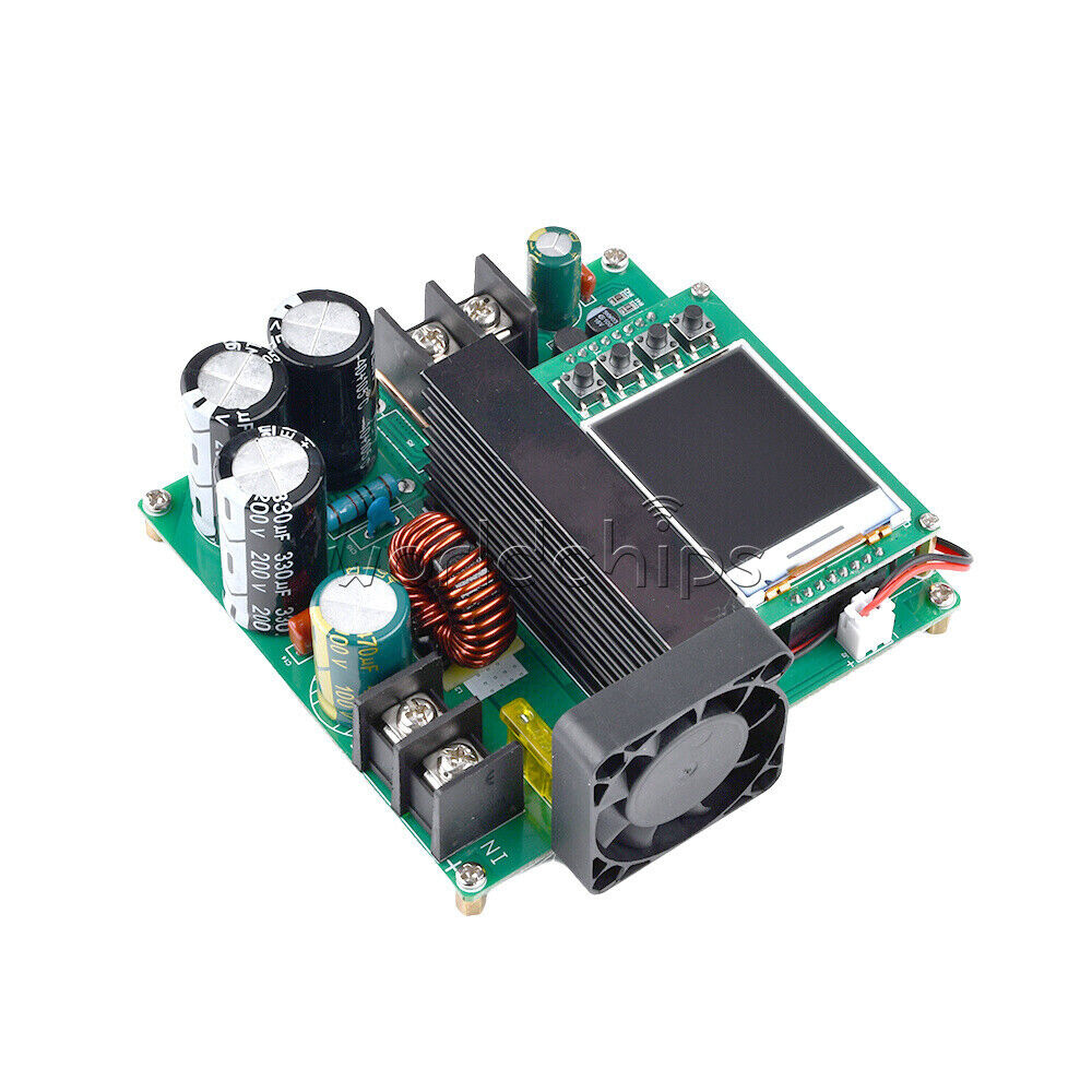 DC9V~60V 900W 15A CNC LCD Display Constant Current Voltage DC Boost Module New