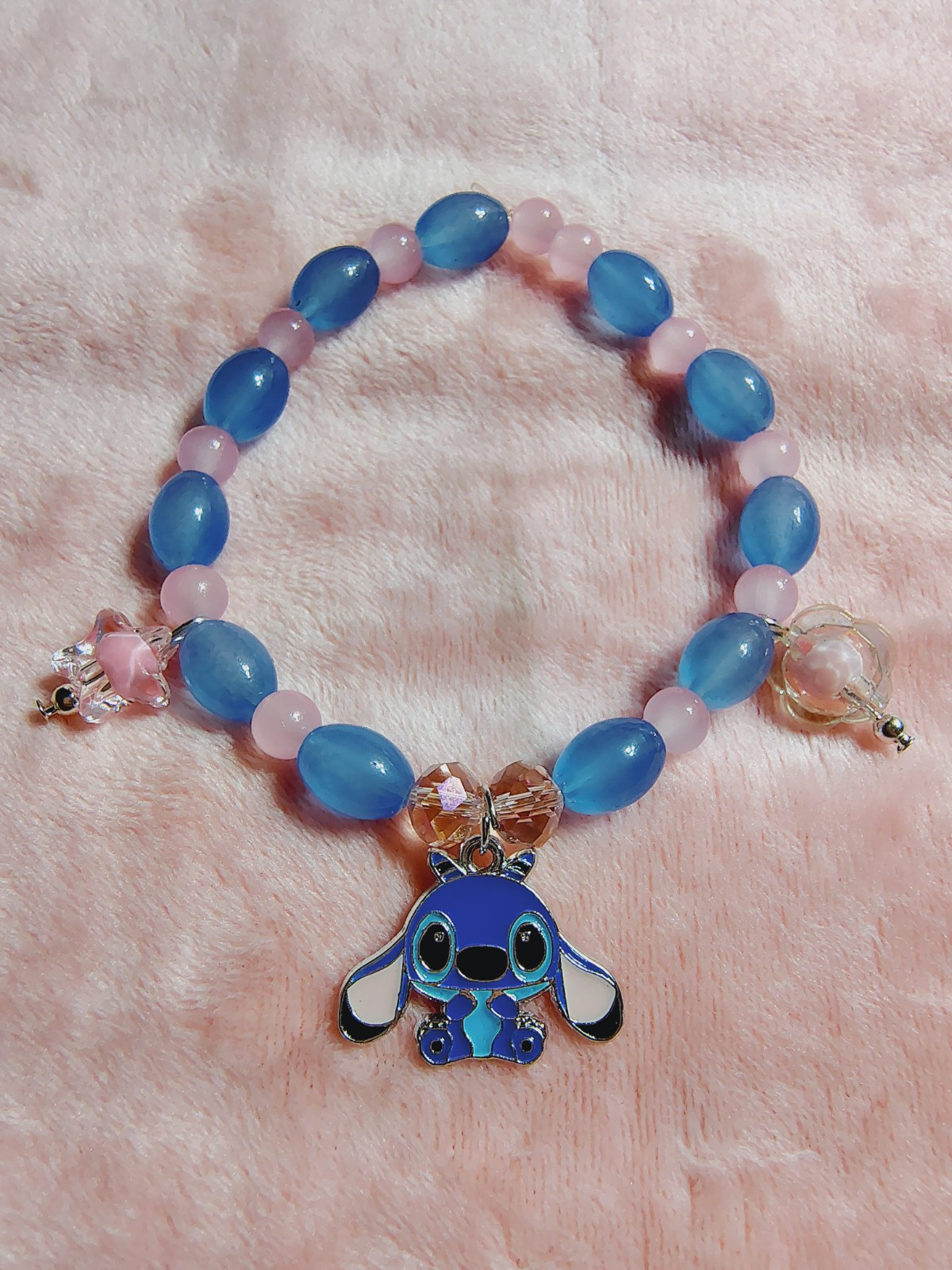 Stitch Elastic Beaded Bracelet