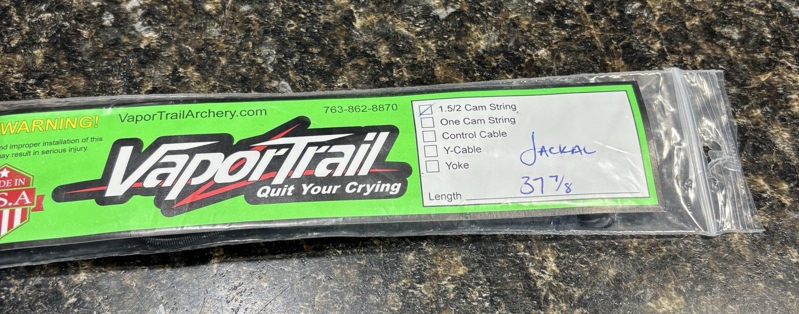 NEW VAPORTRAIL BARNETT JACKAL CROSSBOW  STRING FOR ARCHERY