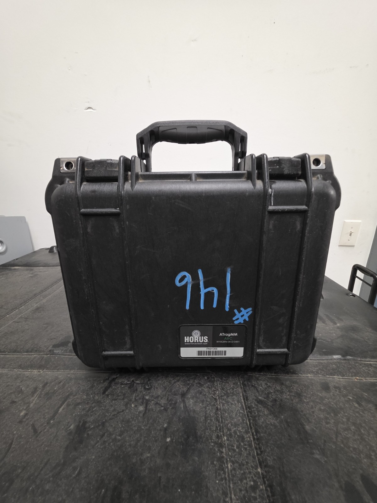 Pelican 1400 Protector Case Handheld Black Good Condition A/B Free Shipping