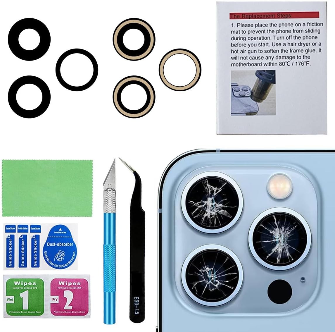OEM Back Camera Glass Lens Replacement for iphone 13 pro / 13 max