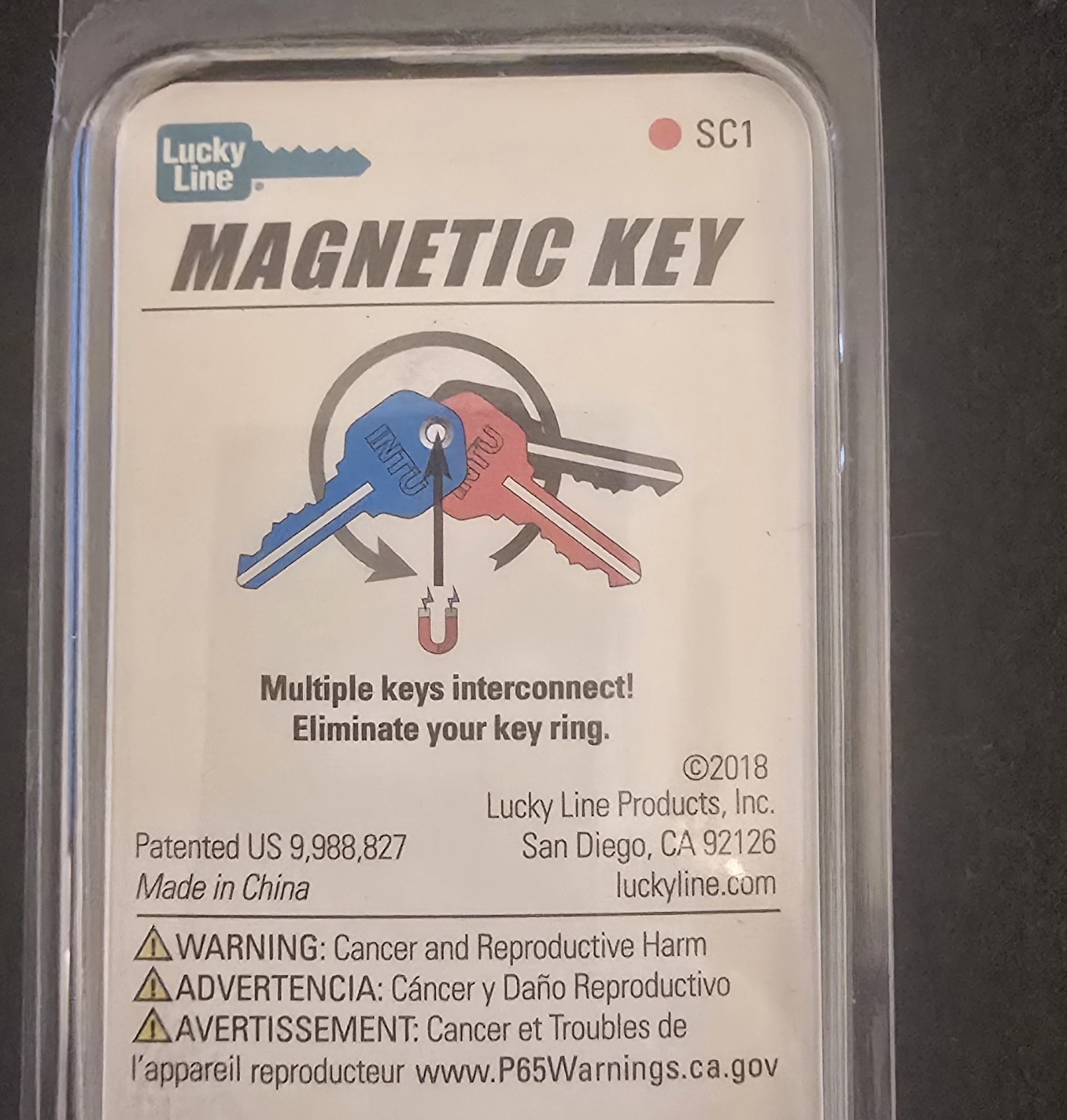 Schlage Magnetic Key Black