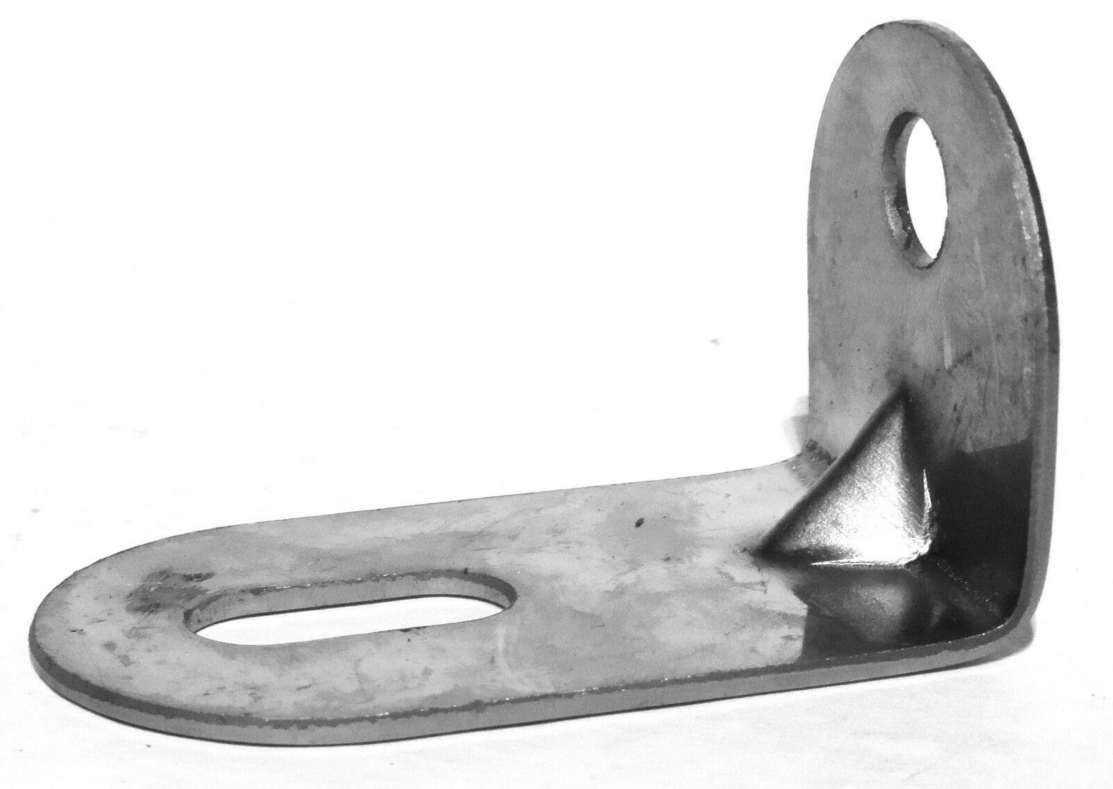 Mirror Bracket L-shape 2" Long Side x 1 x 1.25" Wide Stainless Steel GG#33165