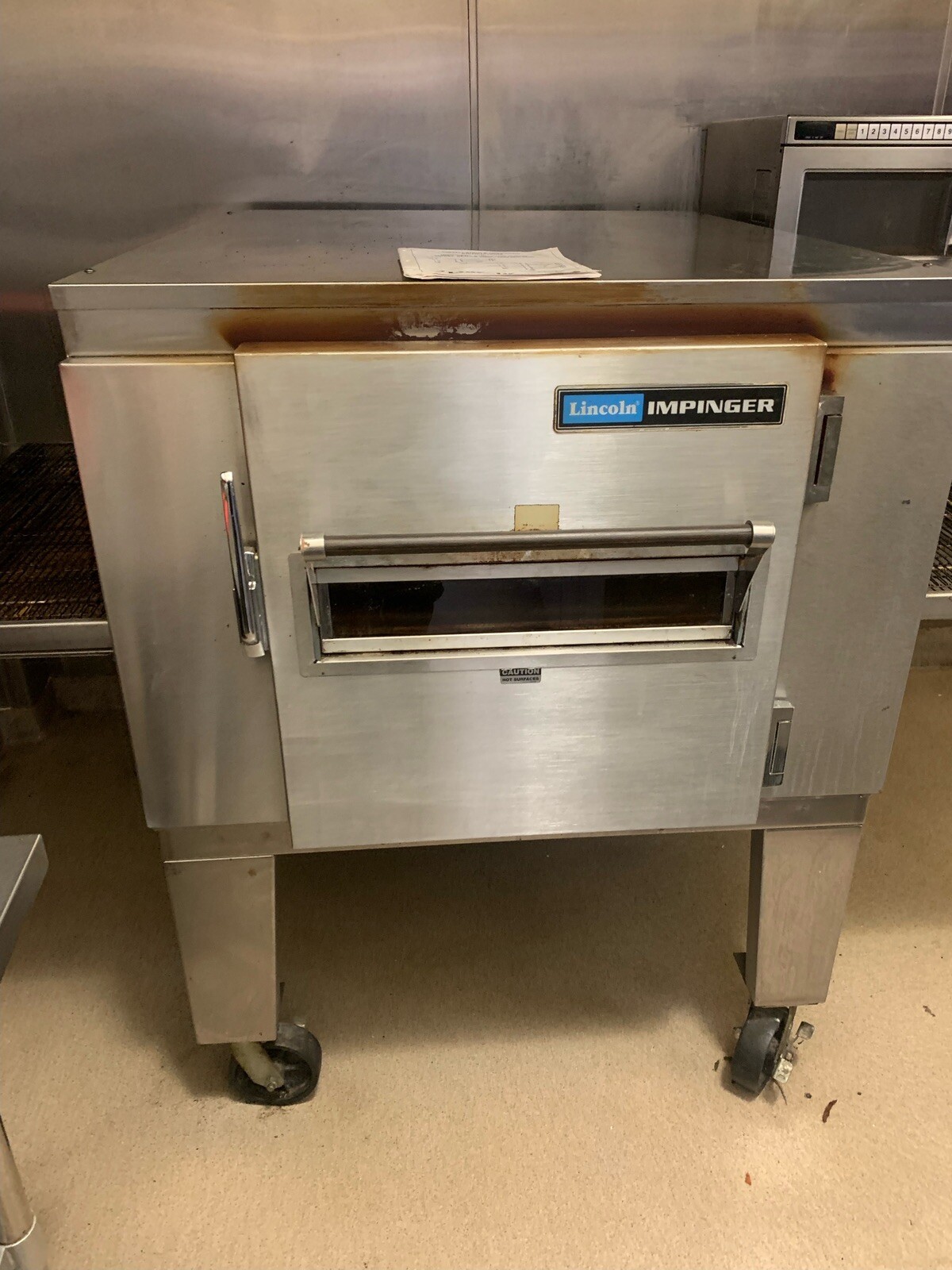Lincoln Model 1450 Conveyor Pizza Oven Digital