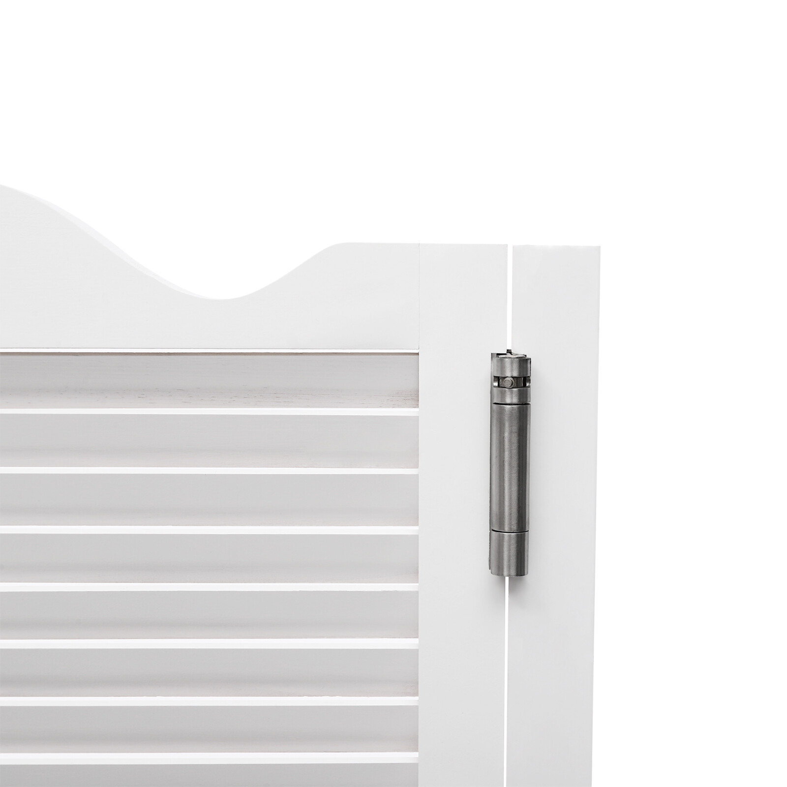 White Swinging Door Double Half Door Double-hinged Café Door With Hinges