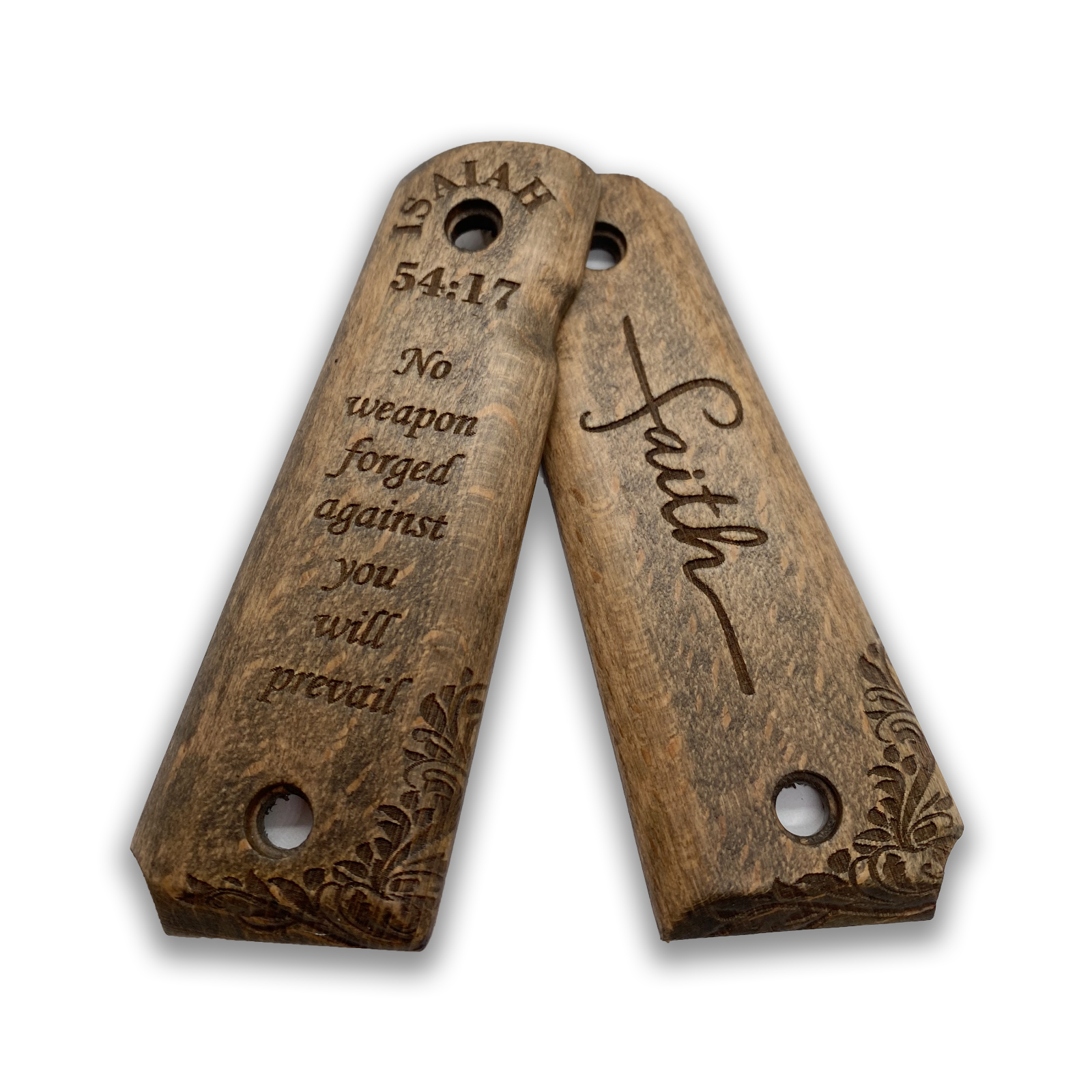 ZIB GRIPS Colt 1911 Grips Full Size 1911 (Government/Commander) ISAIAH 54-17 No3