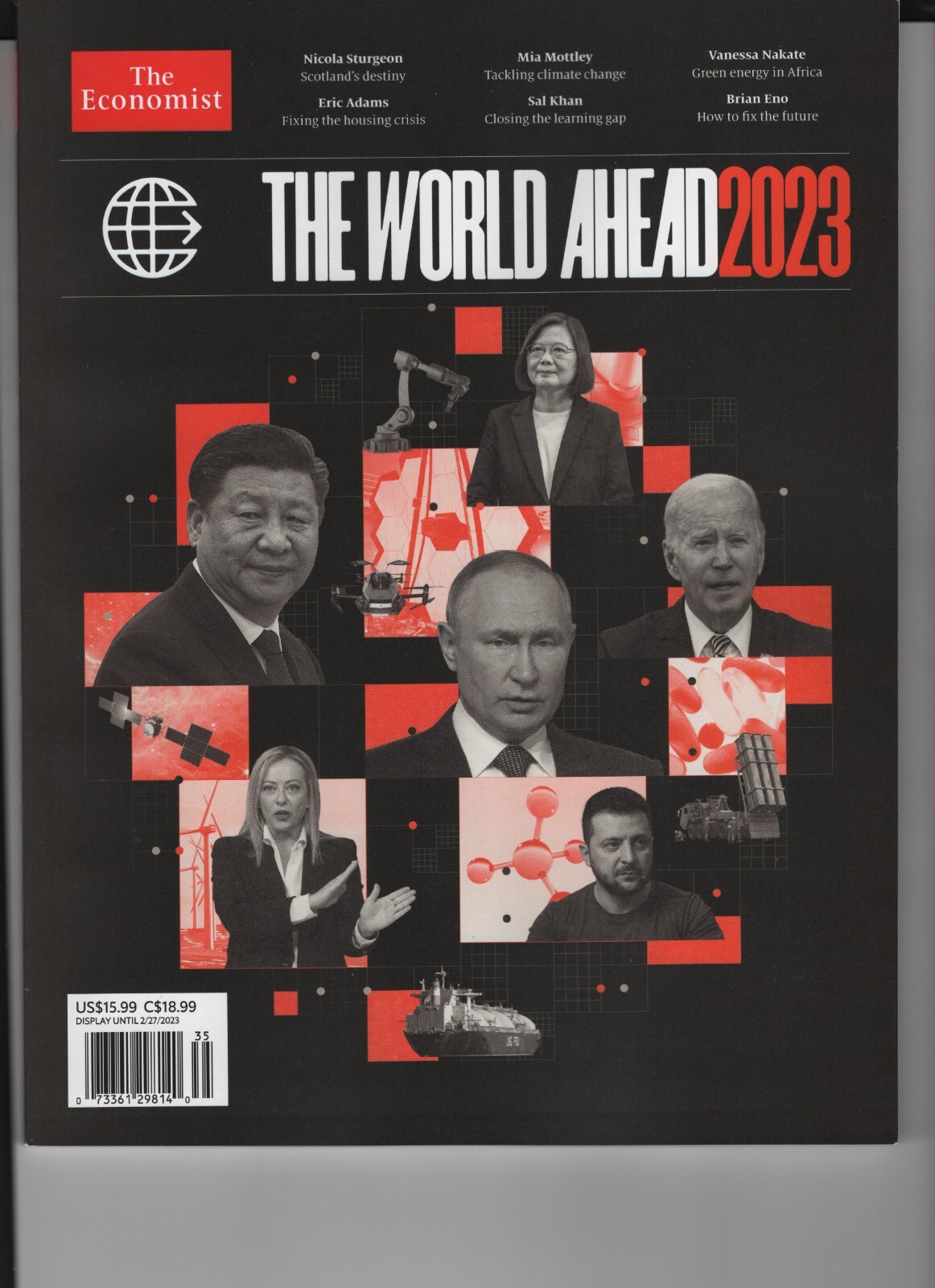 JOE BIDEN & MORE THE ECONOMIST MAGAZINE SPECIAL ISSUE THE WORLD AHEAD IN 2023