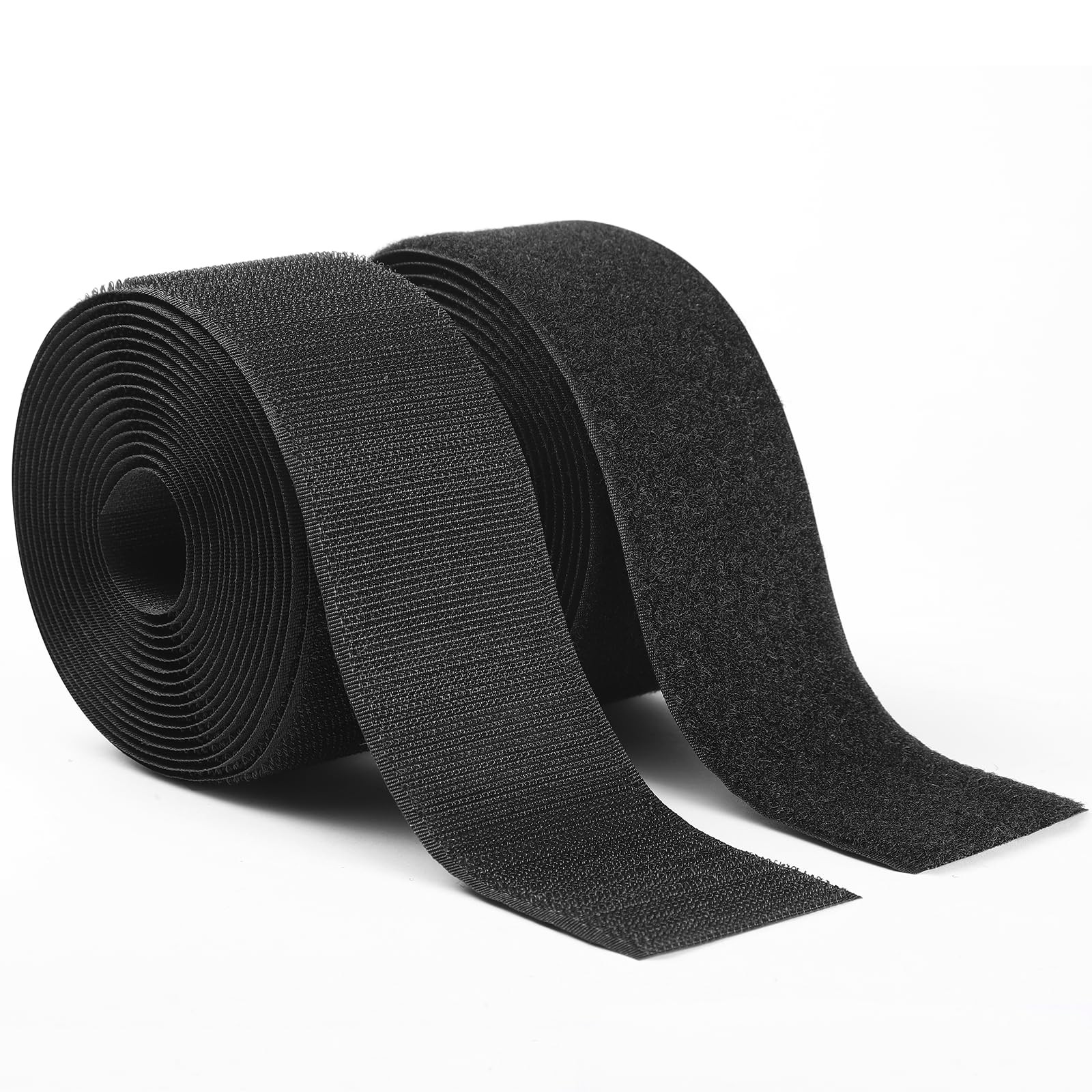 2in x 10ft | Sew On Hook and Loop Strips for Fabric | Non-Adhesive Hook & Loo...