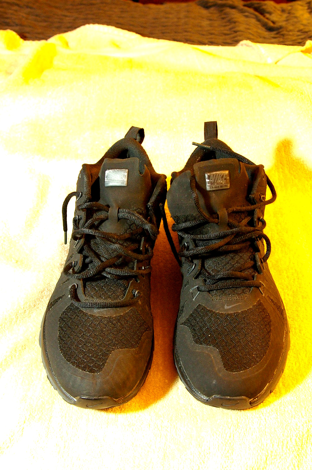 Size 12 - Nike Air Max TR180 Triple Black  Basically unused.