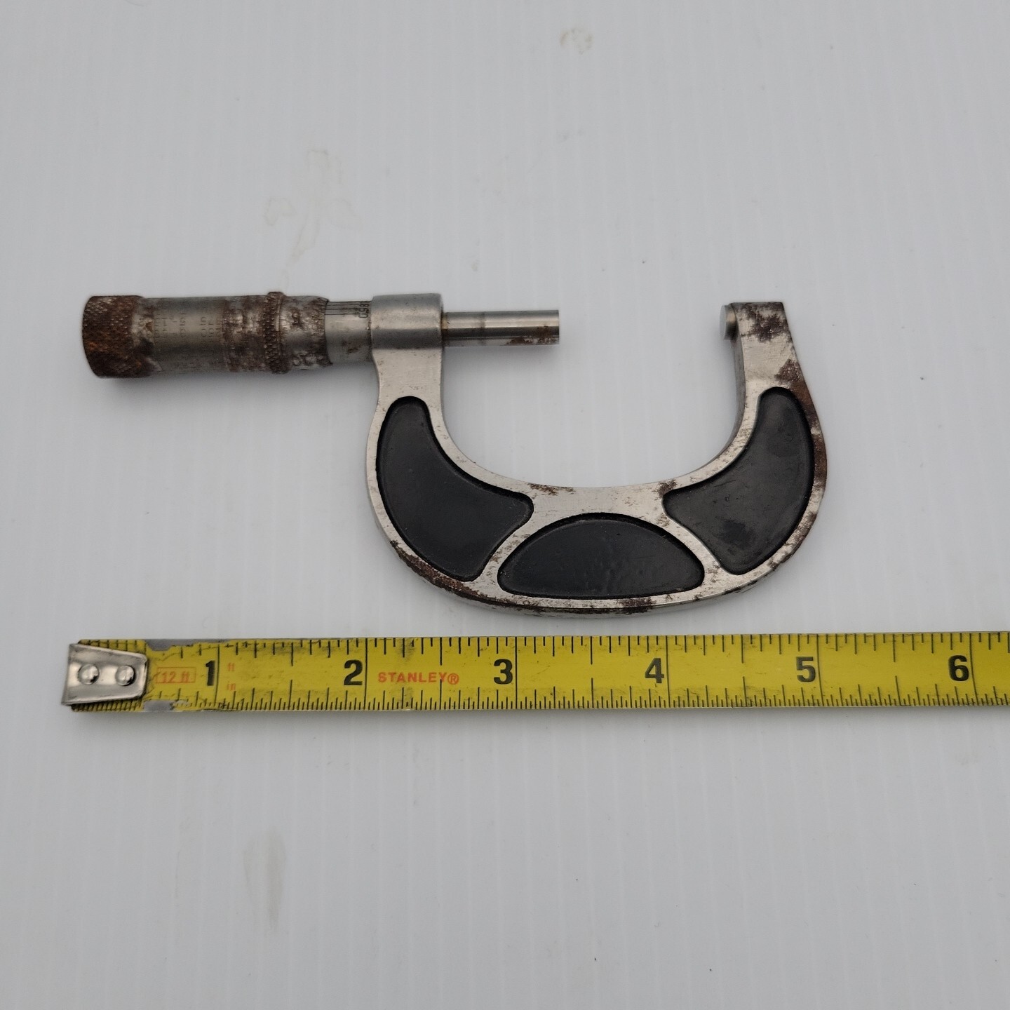 VINTAGE SCHERR 1"-2" OUTSIDE MICROMETER CALIPER