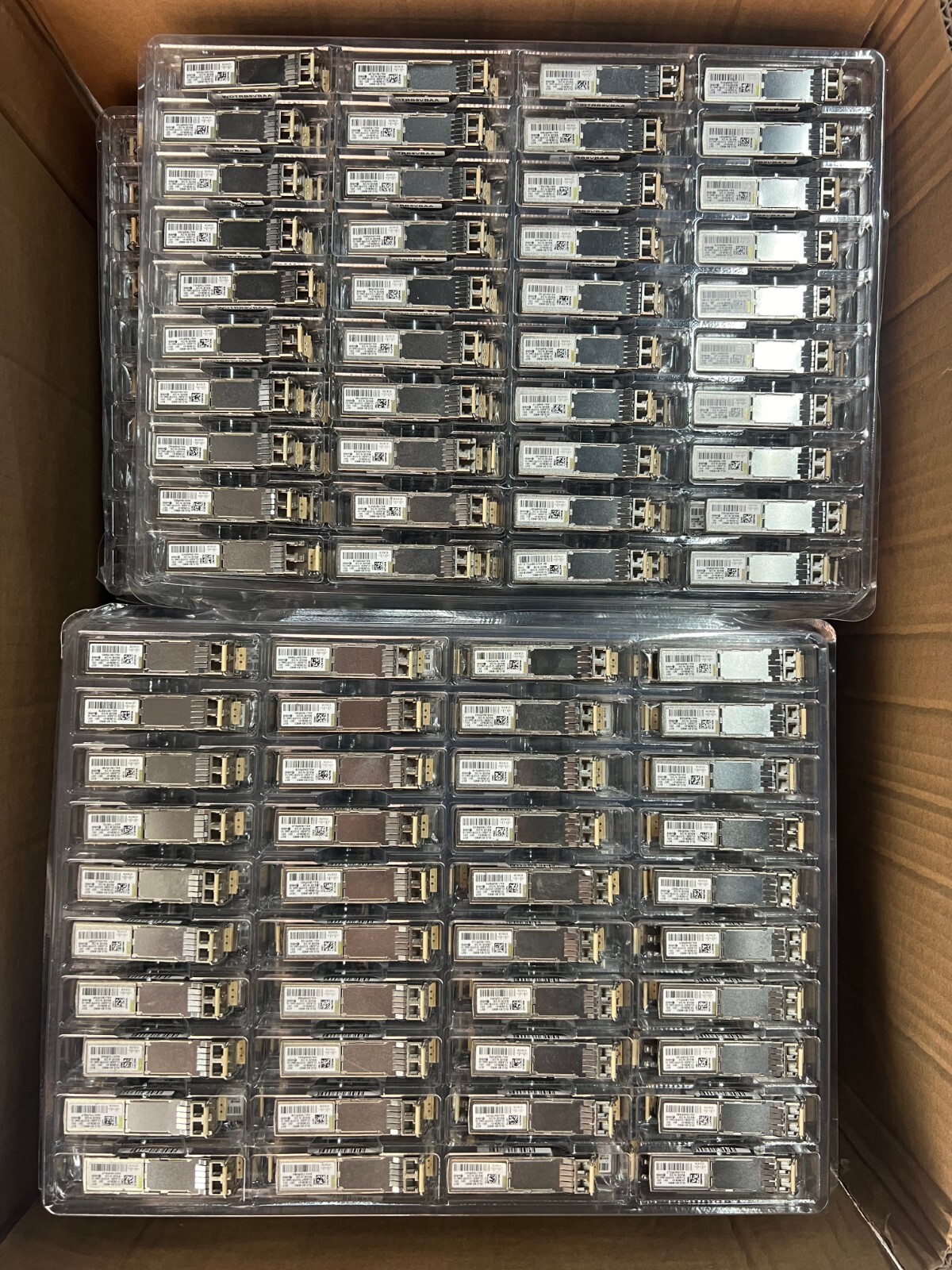 Lots of 100pcs Cisco GLC-SX-MMD 1000Base-SX SFP original Transceiver Module
