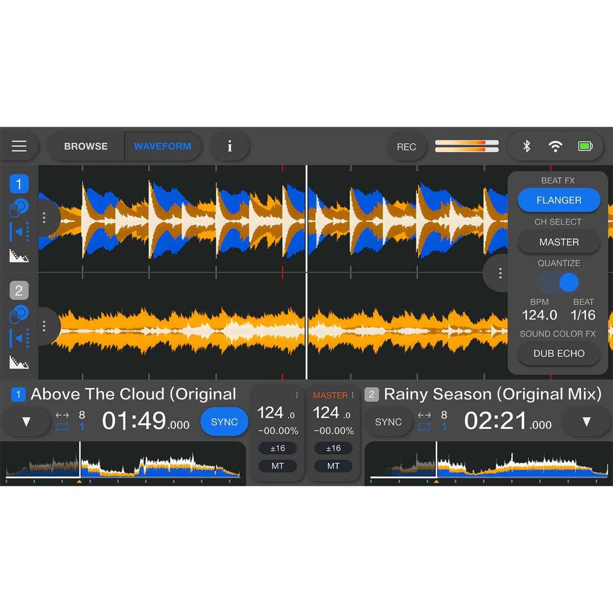 AlphaTheta OMNIS-DUO Portable DJ Controller System w Black Flight Case Pack