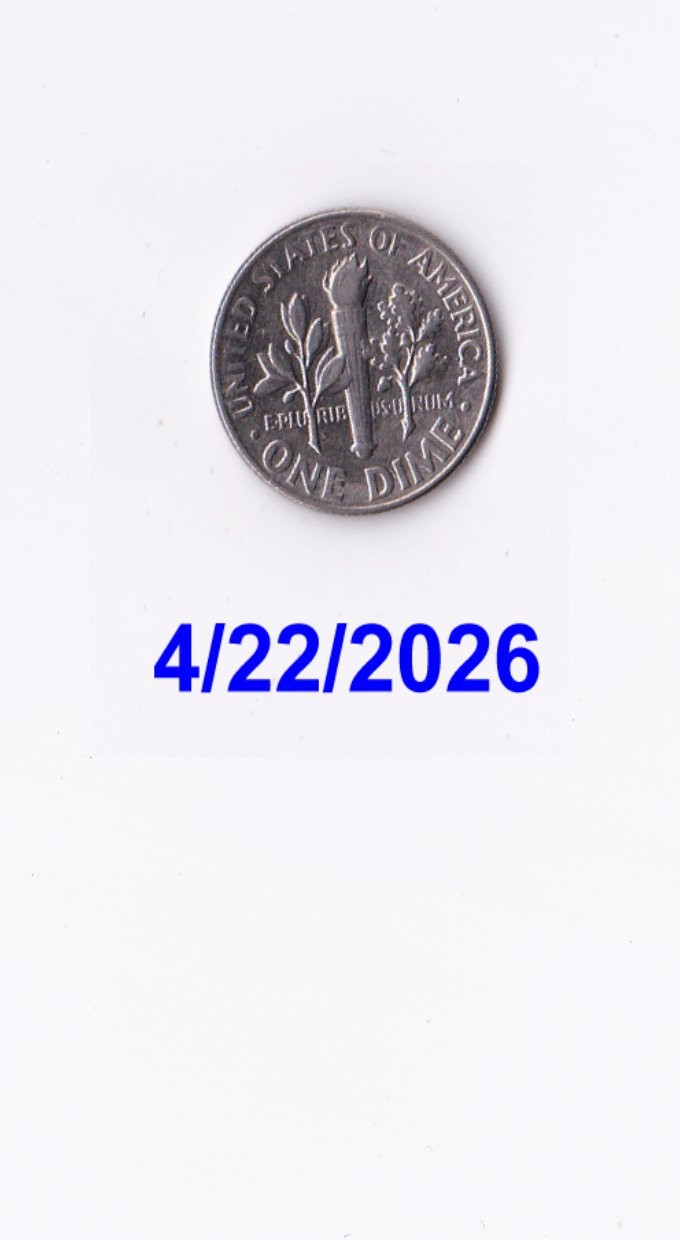 1968D ROOSEVELT DIME SEMI-KEY!Circulated!