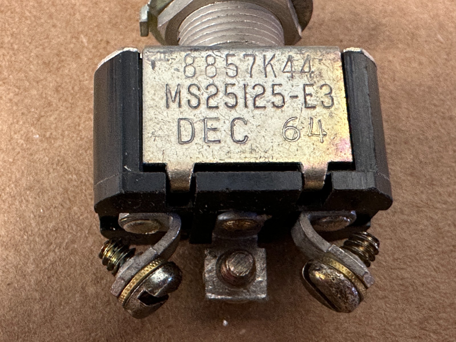 Toggle Switch P/N 8857K44 SA MS25125-E3 New