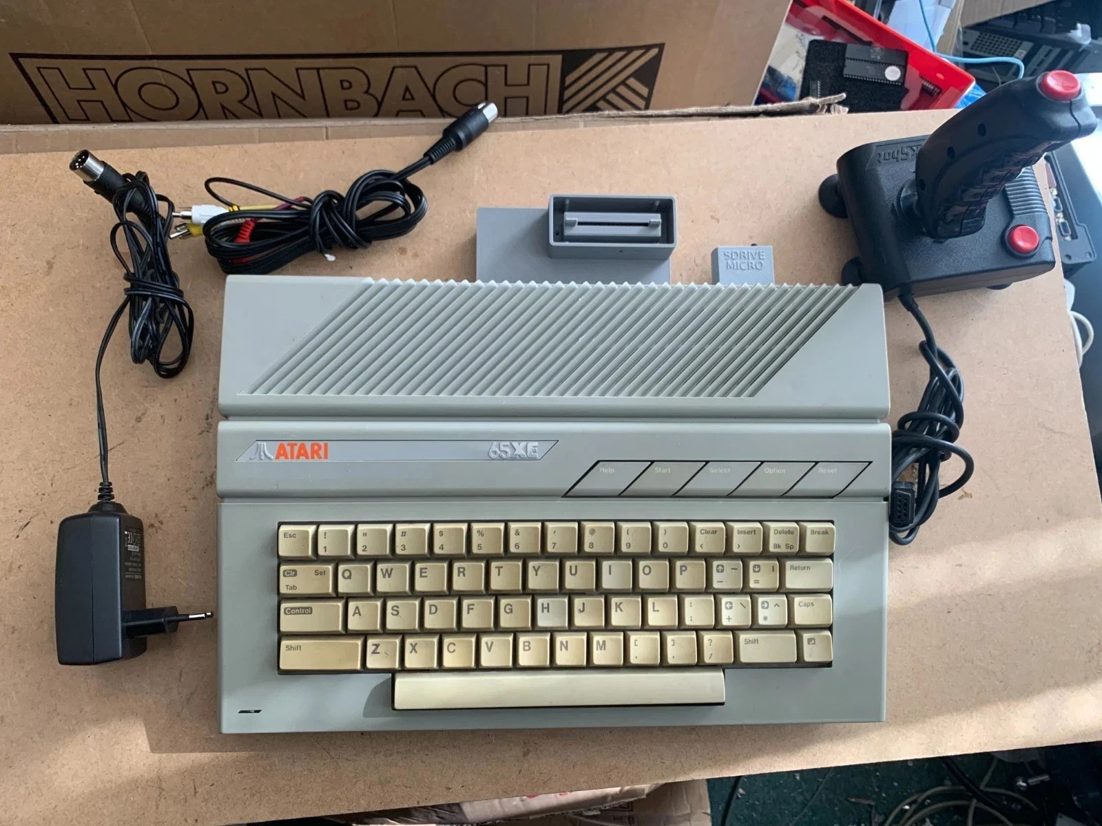 Atari 65XE  - 512Kb ram extender +  SDrive Micro rev 2.0
