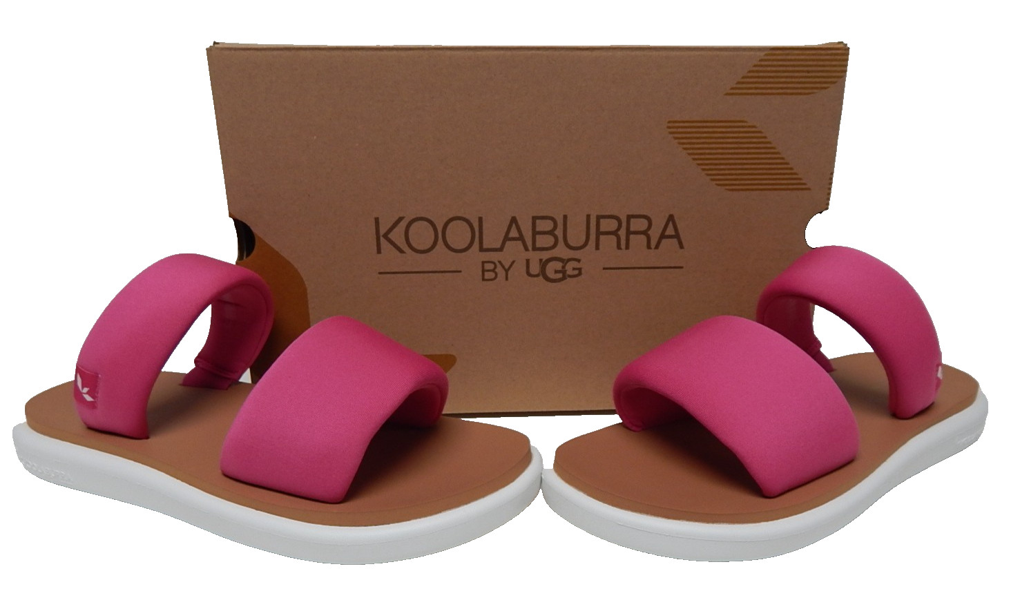Koolaburra by UGG Women's Size 11 Medium EU 42 Alane Pink Yarrow Slide Sandals