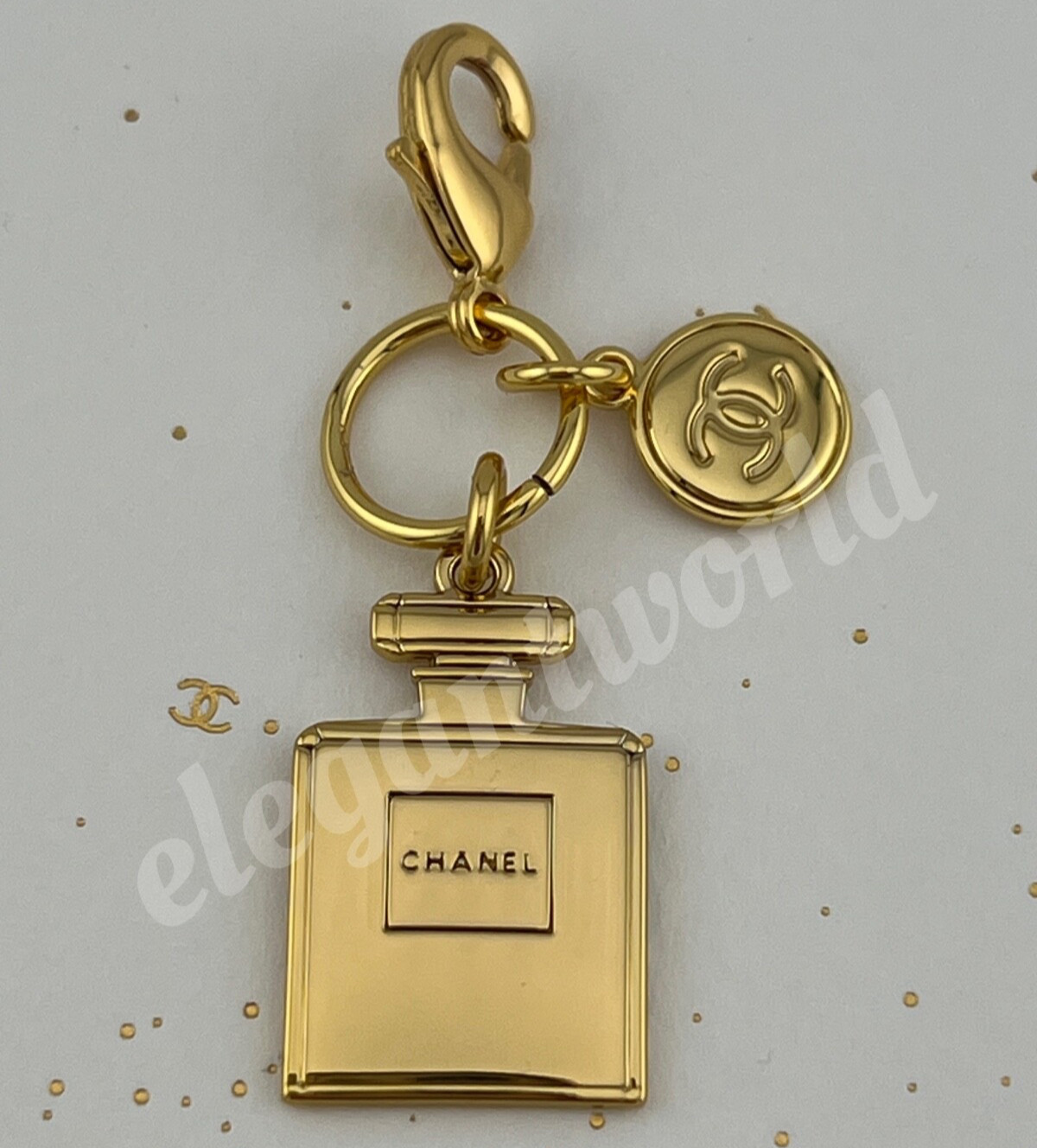 Chanel Perfume Bottle Holiday Charm Pendent New Limited Edition