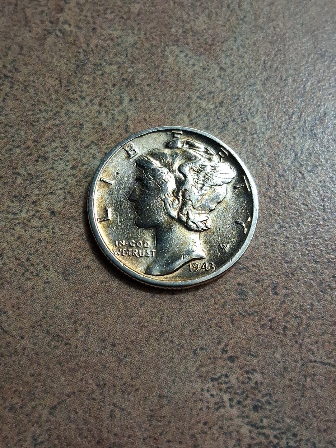 1943 mercury dime (AU) Beautiful Coin!