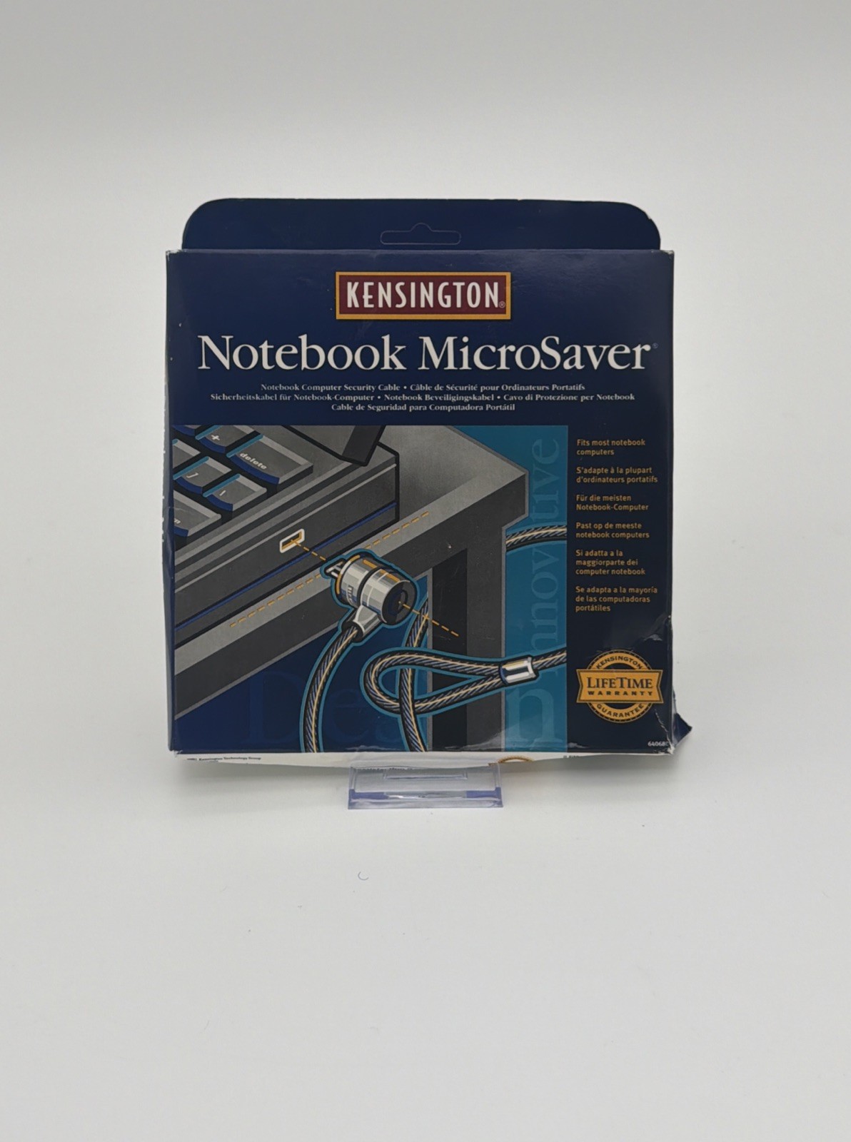 New Sealed Kensington 640680 MicroSaver Notebook Lock and Security Cable W/ Keys
