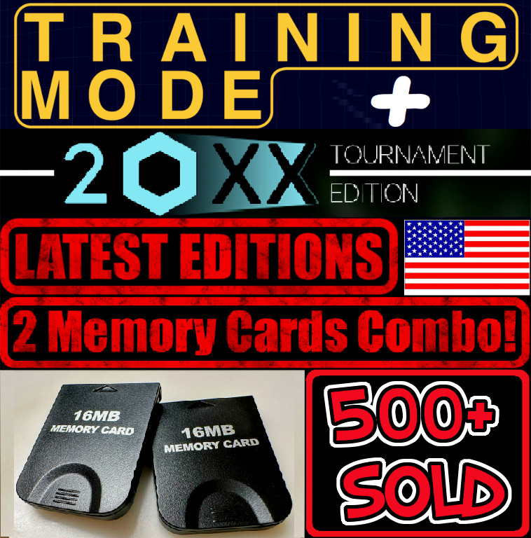 20XX + UnclePunch Super Smash Bros Melee Training Packs Combo [2 Memory Cards]