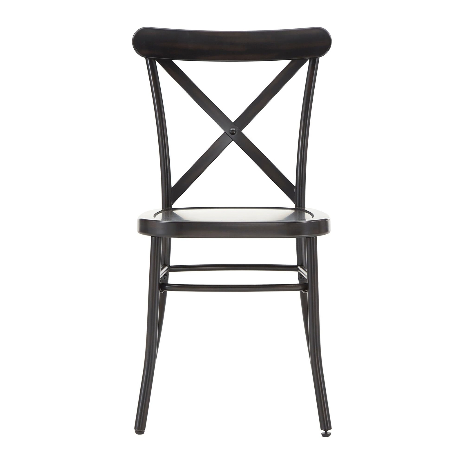 Inspire Q Pompey Metal Dining Chairs (Set of 2) by Classic Dining Chairs Antique