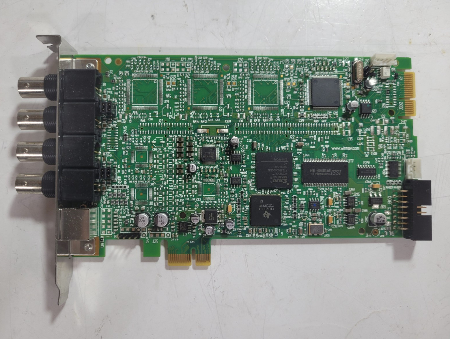 Winnov Videum 4100 AV Xpress PCIE Audio Video Capture Card #0272