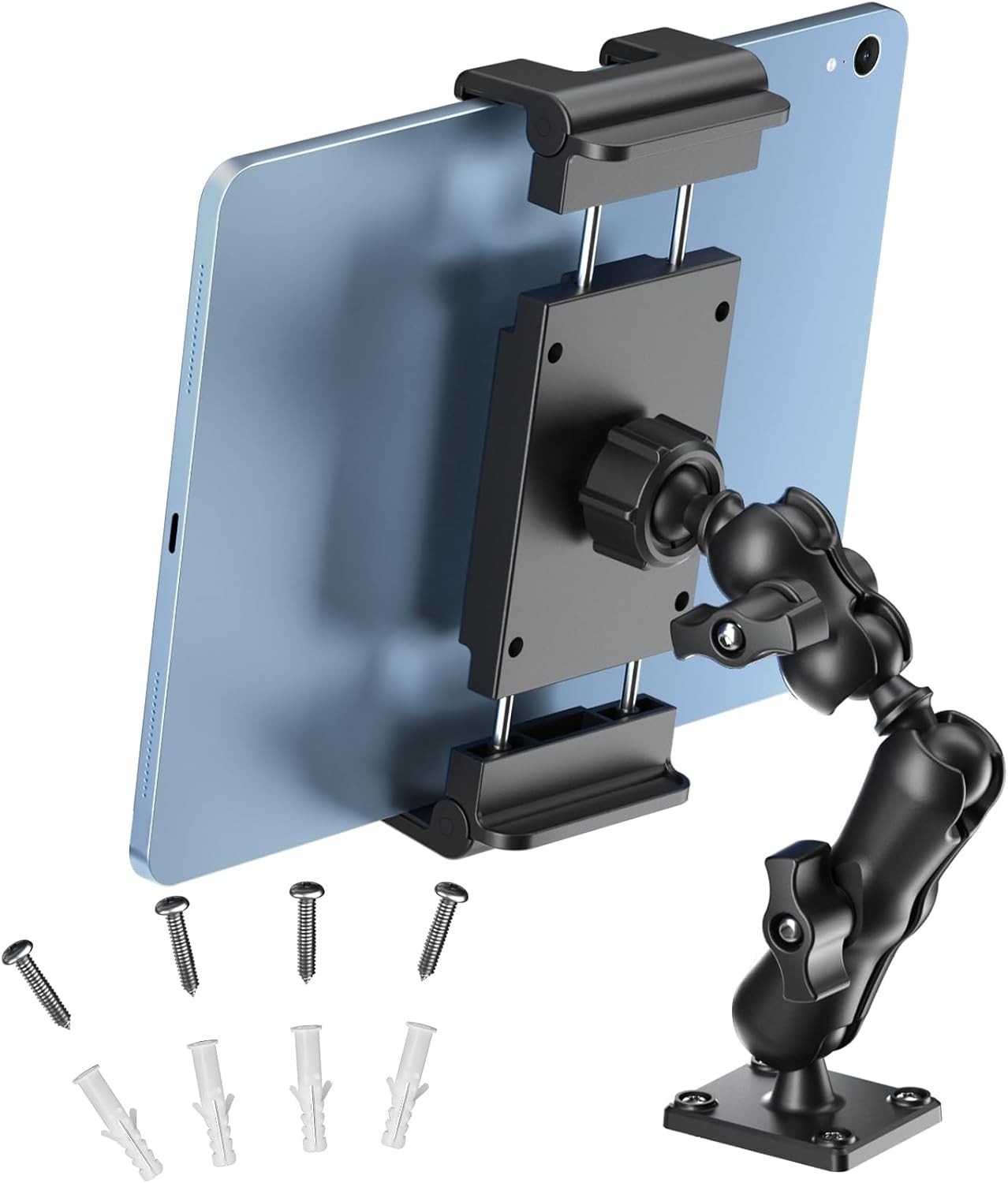 Tablet Mount for Truck - Heavy Duty Drill Base - Tablet Holder for Car Dashboard