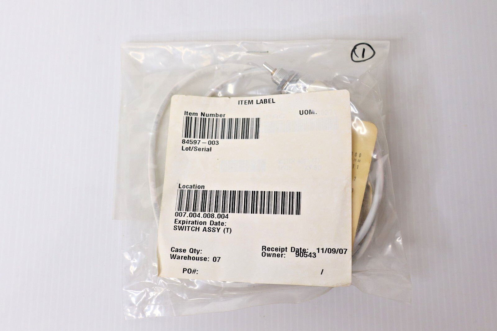 Piper 84597-003 Squat Switch Assy - New Surplus