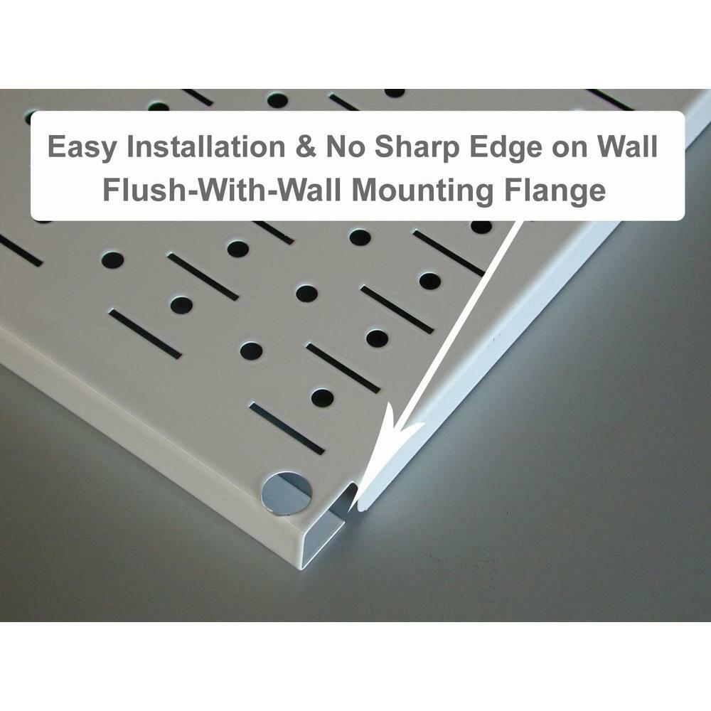Wall Control Pegboard Standard Tool Storage Kit Patented Hook Slotted Tool Board