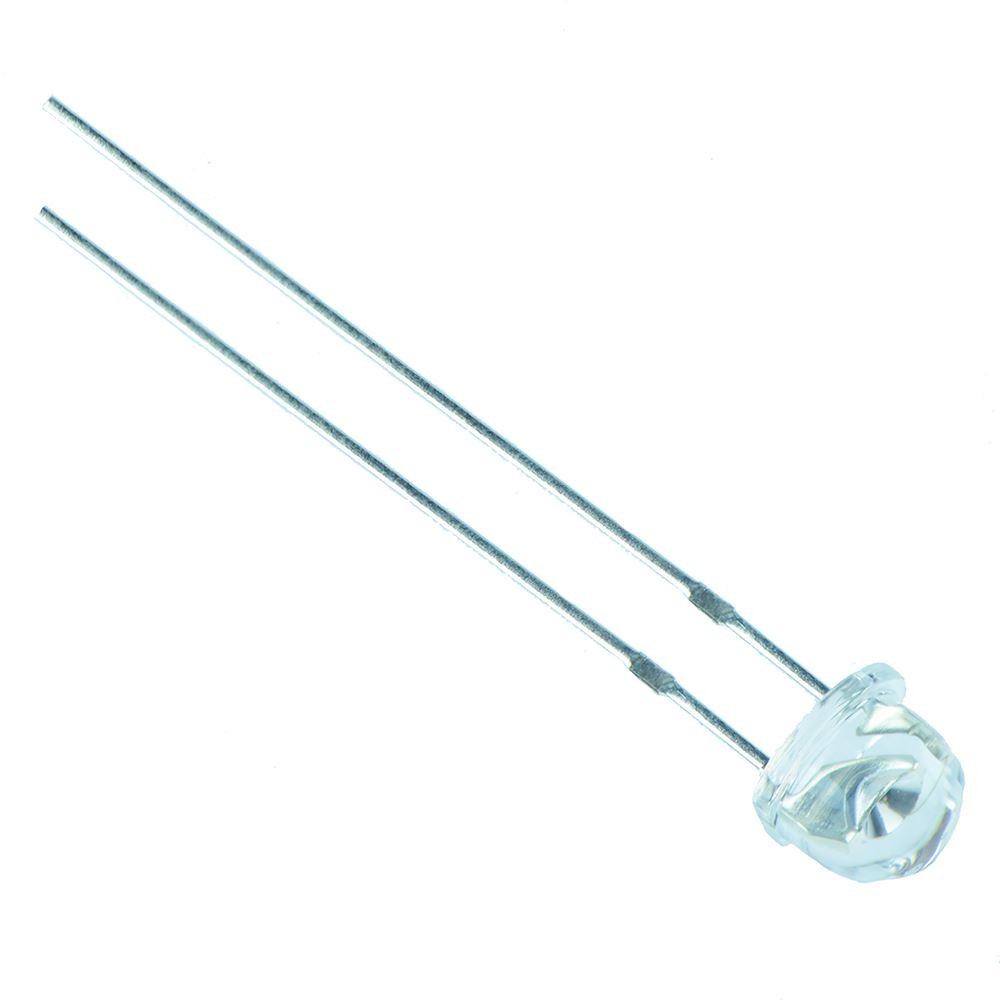 10 x Blue 5mm Water Clear LED 200mcd 30°
