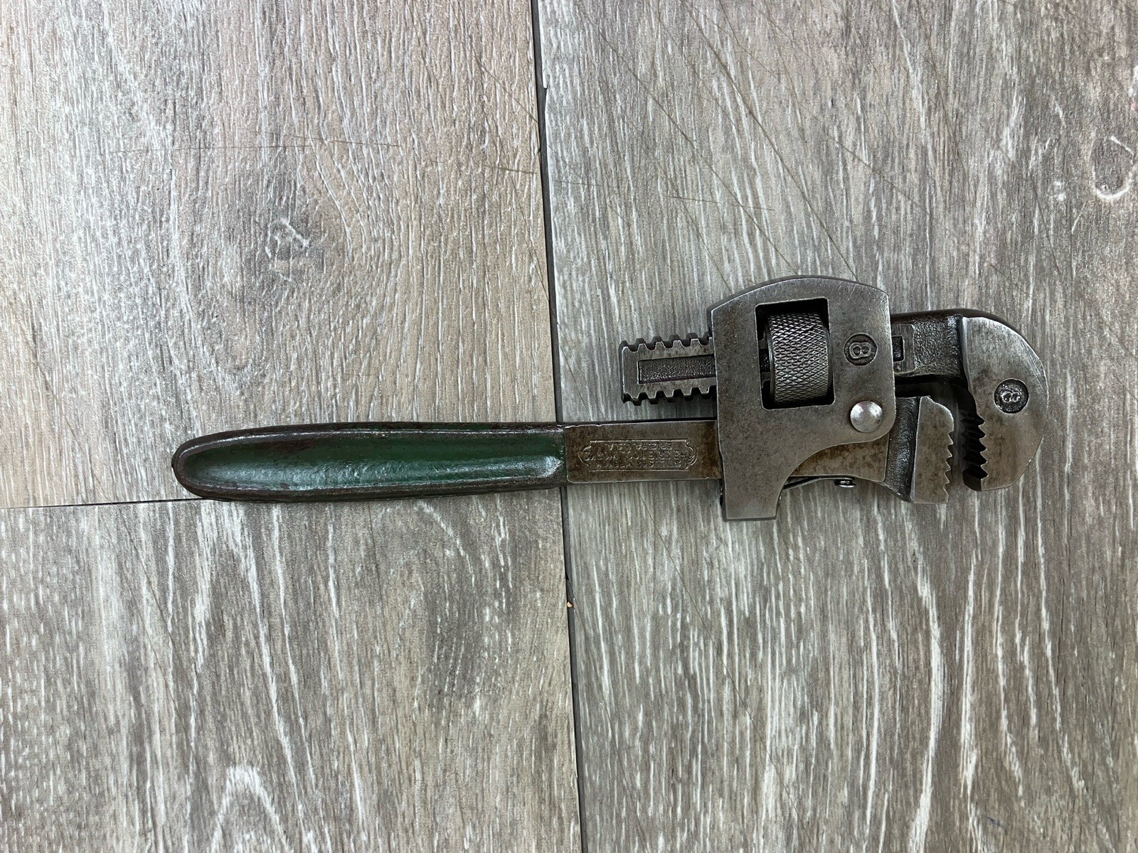 Stillson Pelion Wrench No. 8 The Earie Tool Works USA Vintage